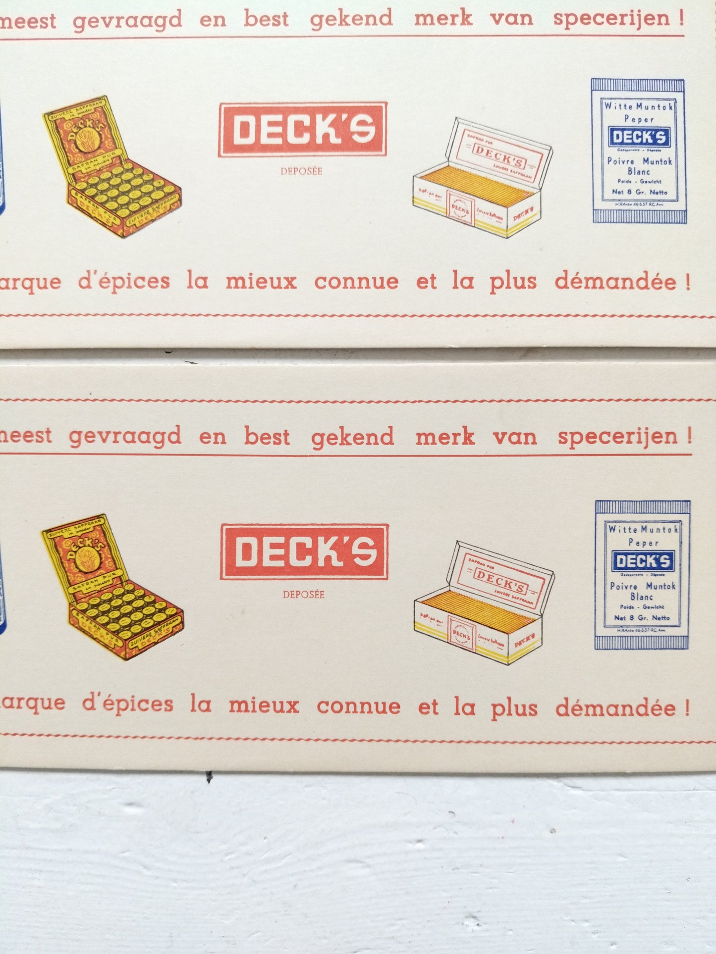 Buvard publicitaire au choix - cetaitmieuxavant