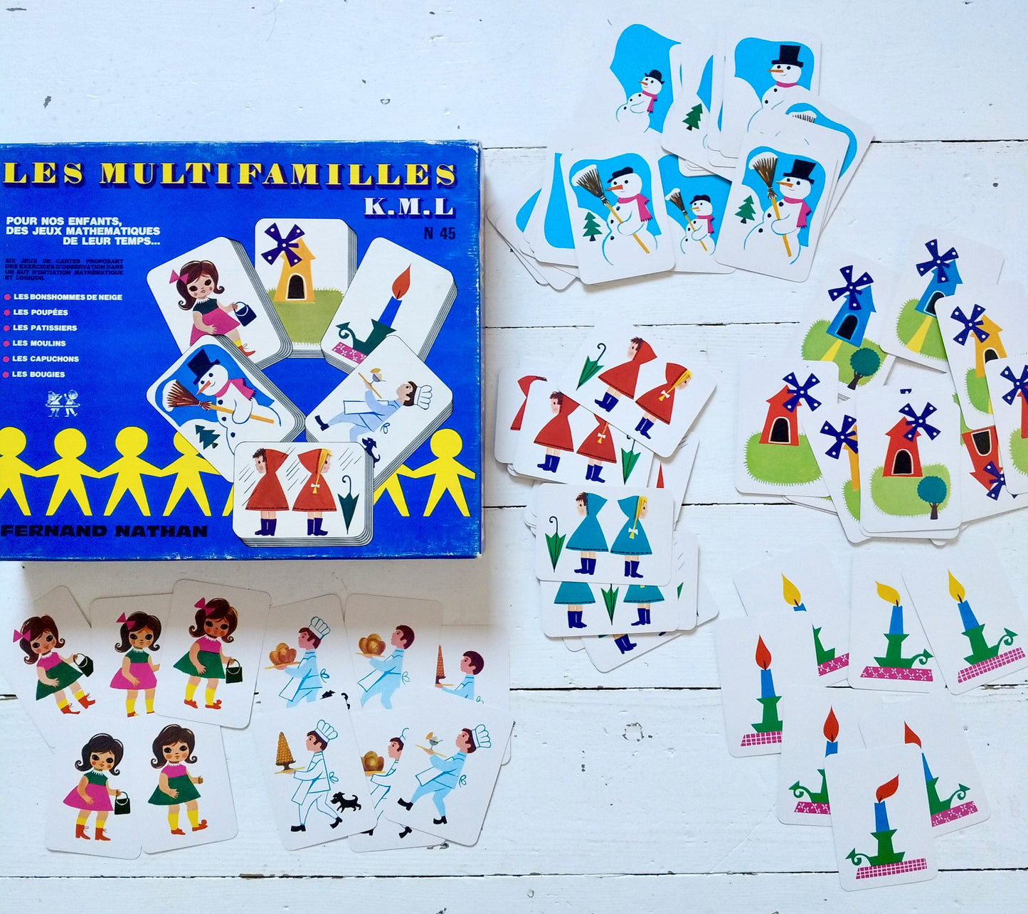 Jeu les multifamilles par Fernand Nathan 70's
