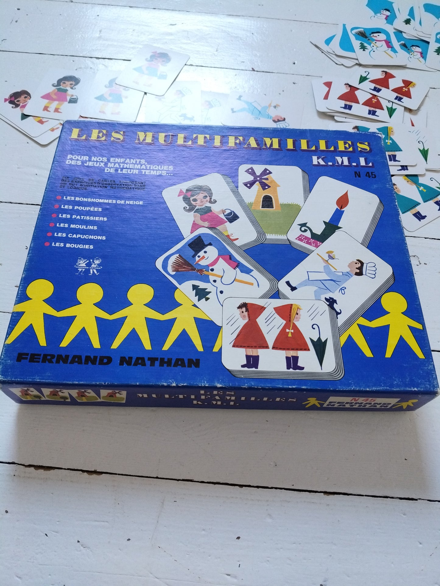 Jeu les multifamilles par Fernand Nathan 70's