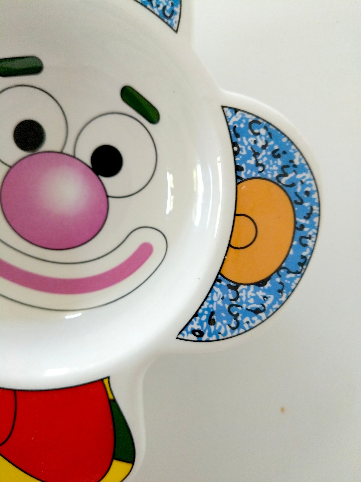 2 coupes à glace clown en céramique