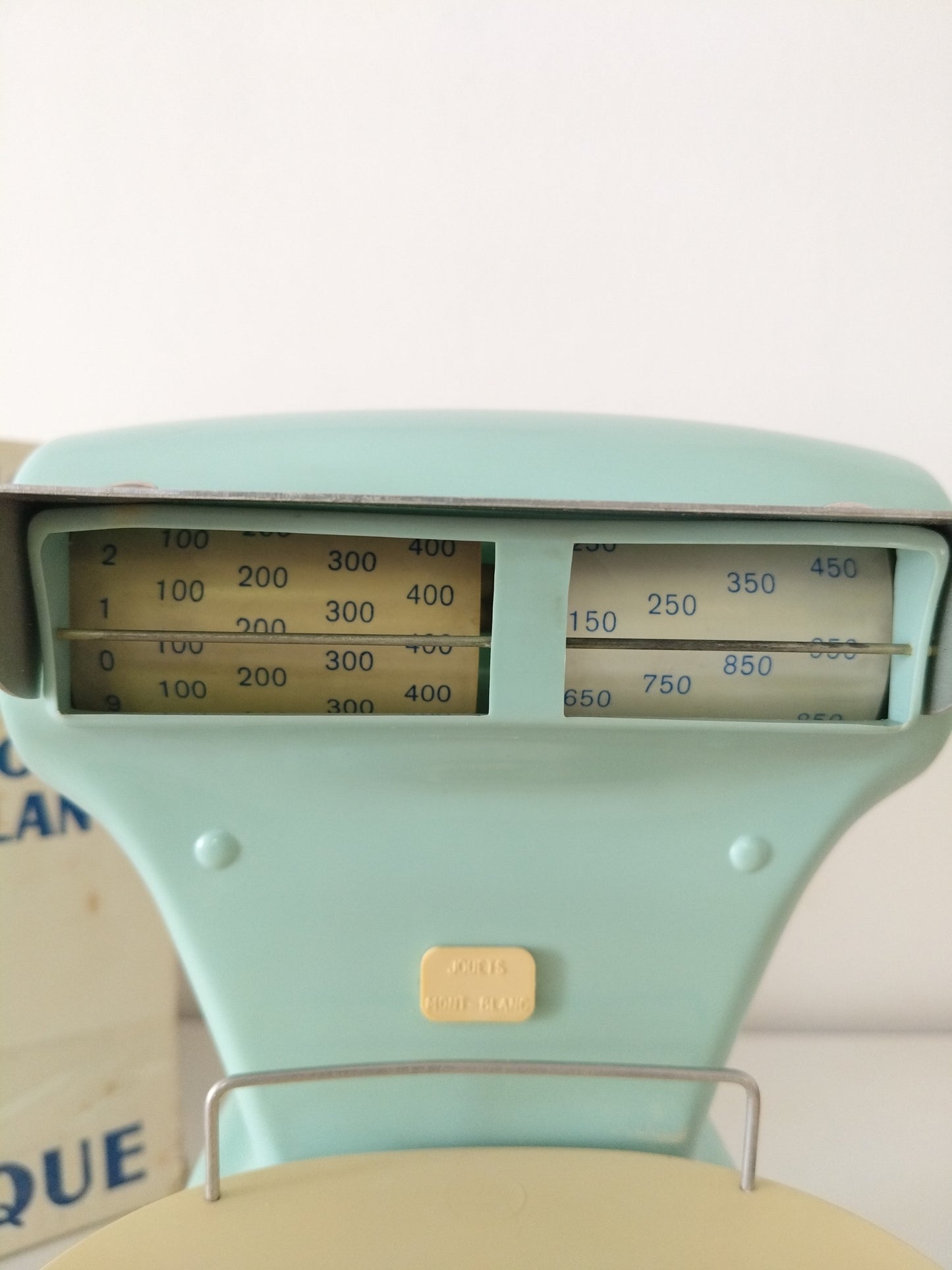 Ancienne balance de marchande jouets Mont Blanc