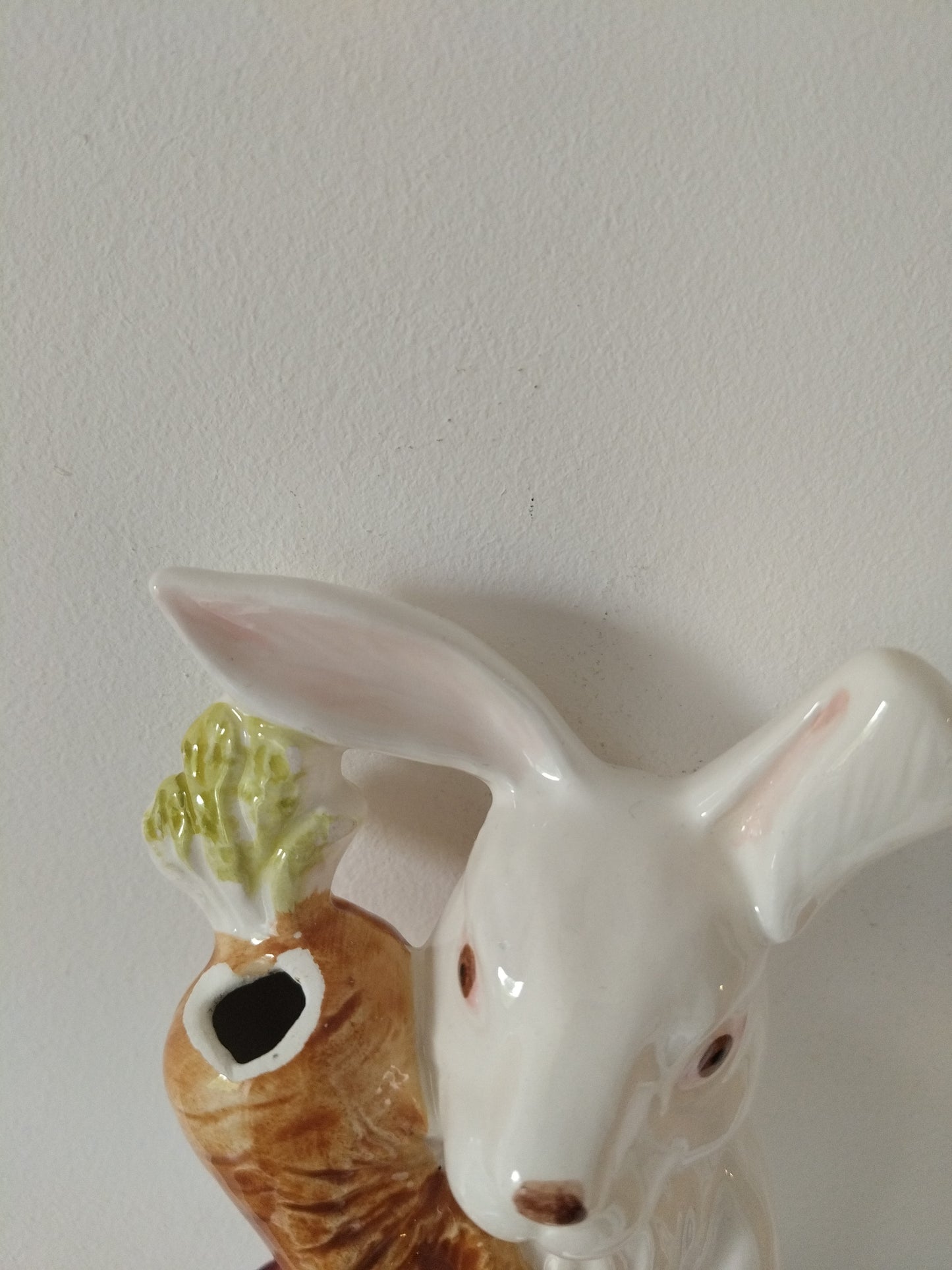 Dévidoir à ficelle lapin mural en céramique