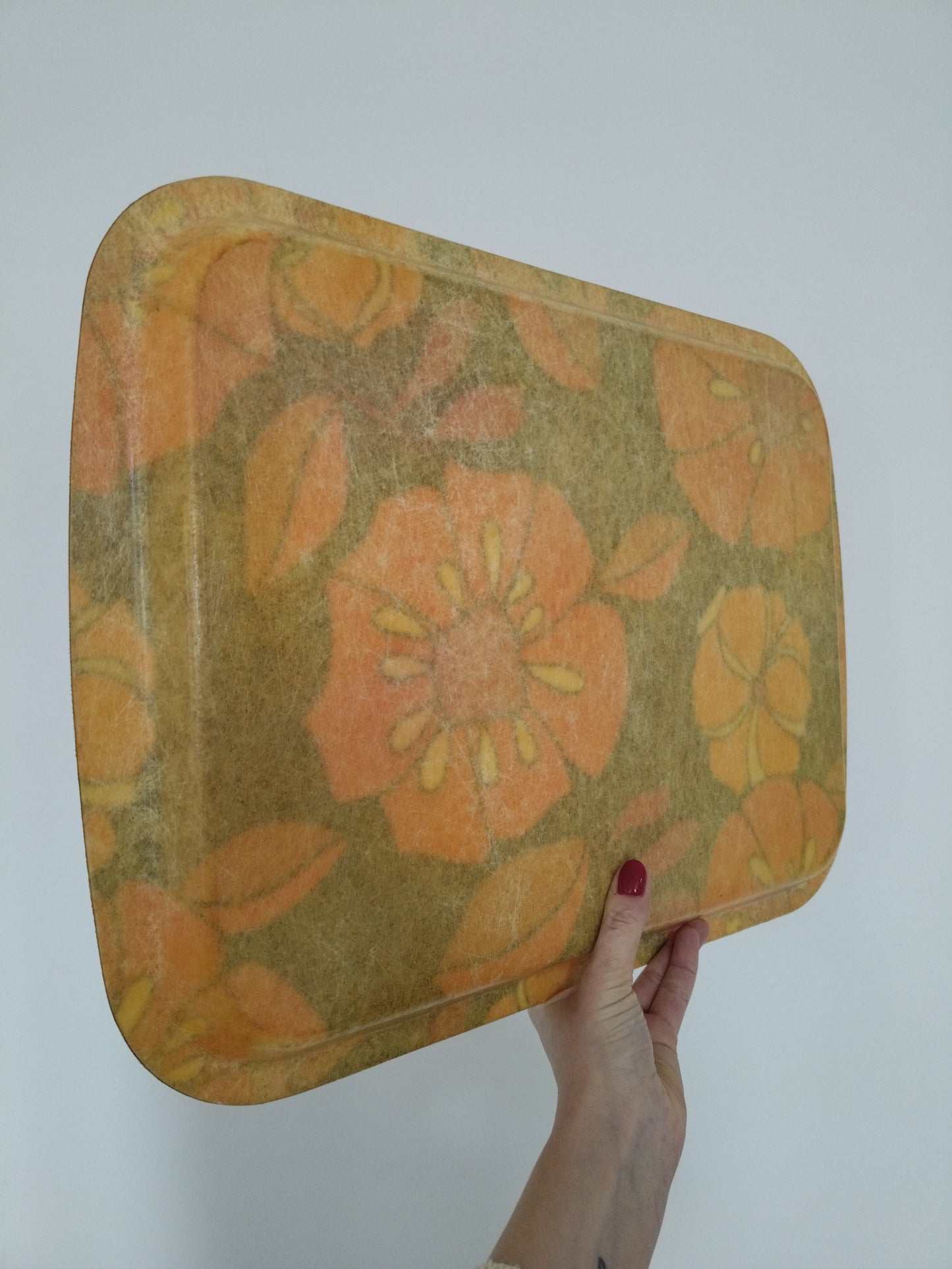 Plateau flower power en fibre de verre - cetaitmieuxavant