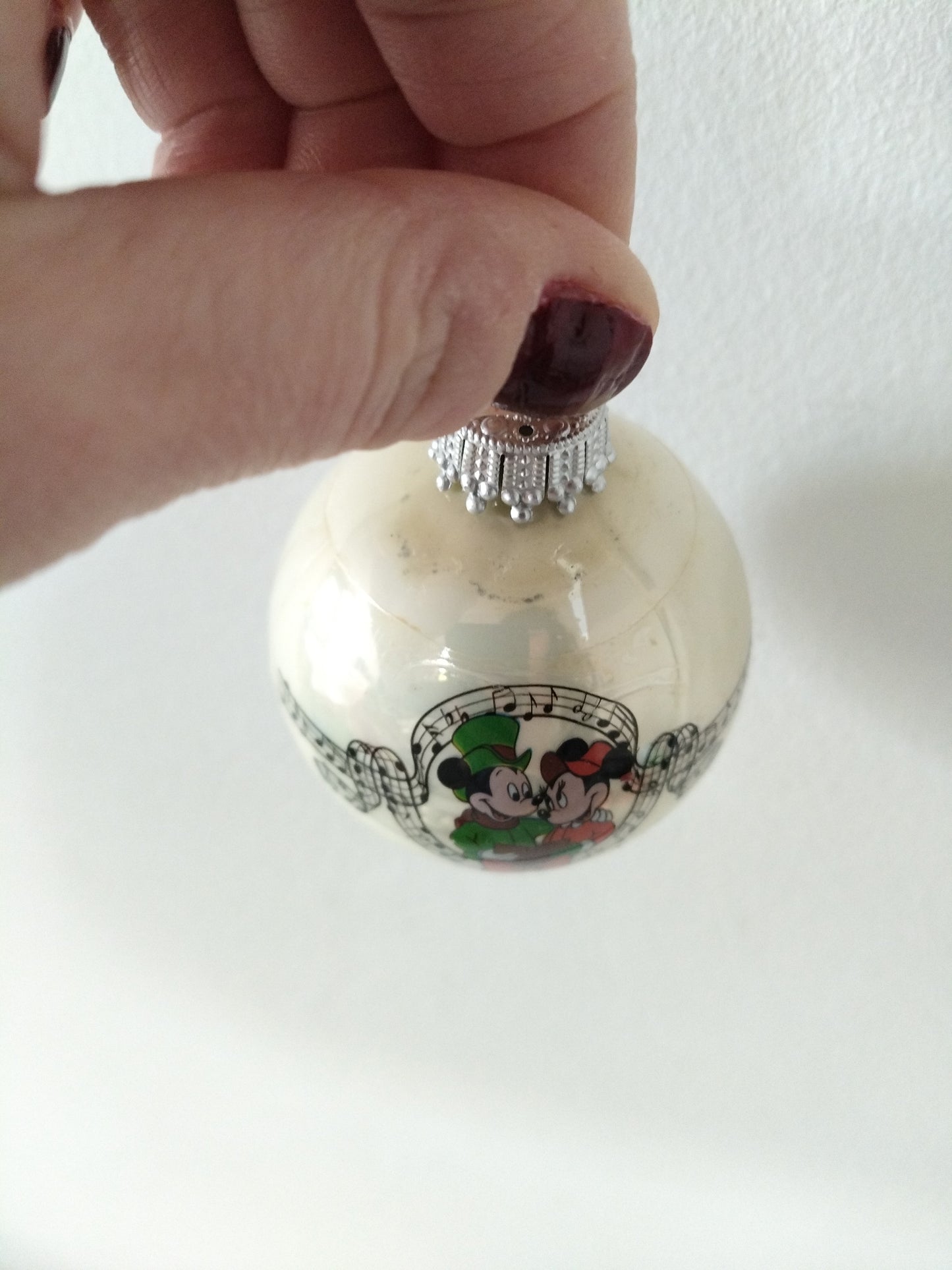 4 boules de Noël en verre Walt Disney's Germany