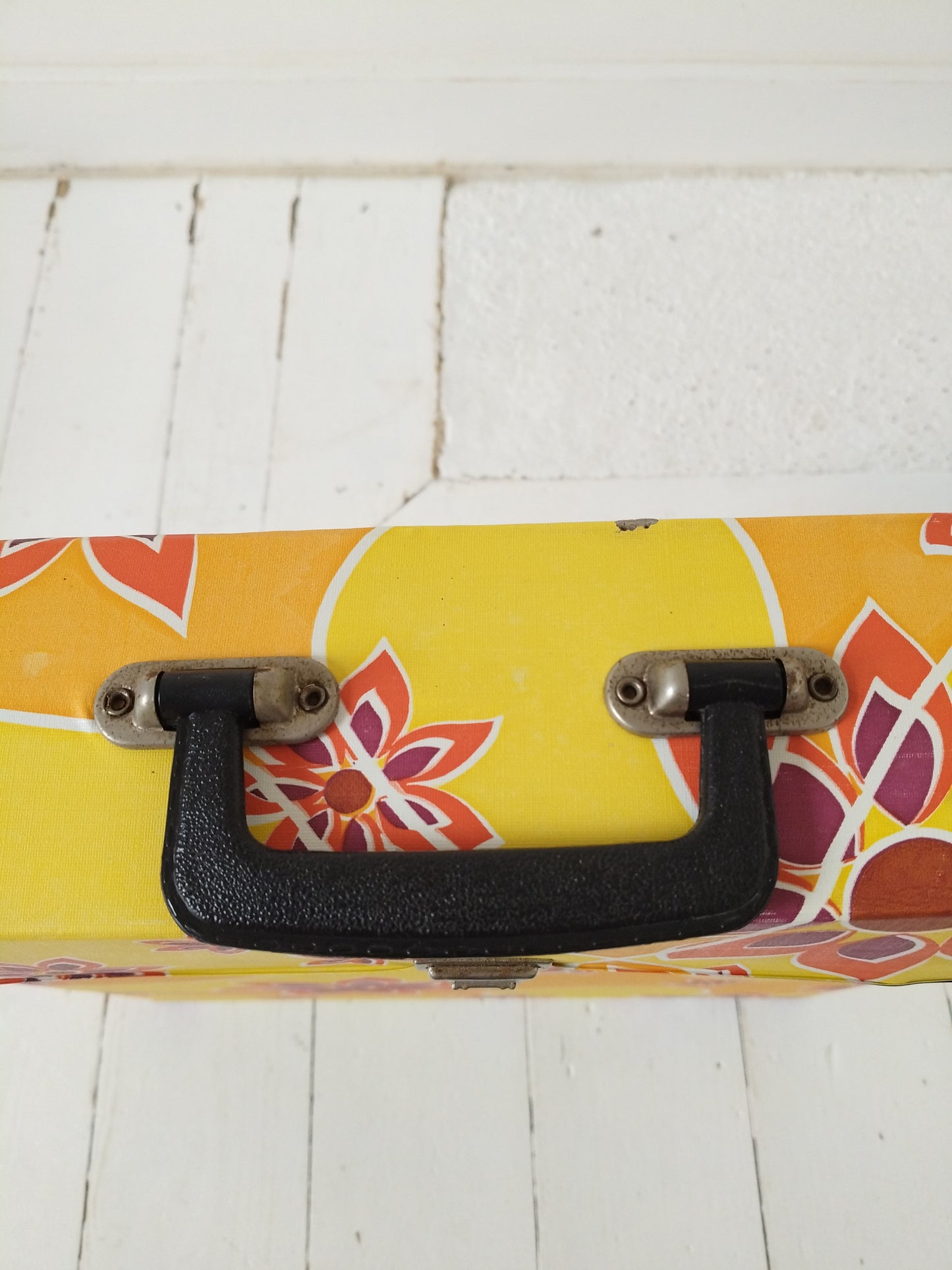 Valisette à vinyles 33T vintage