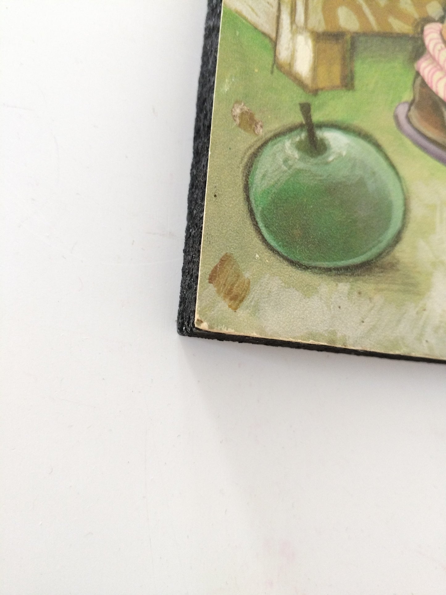 Illustration murale sur bois