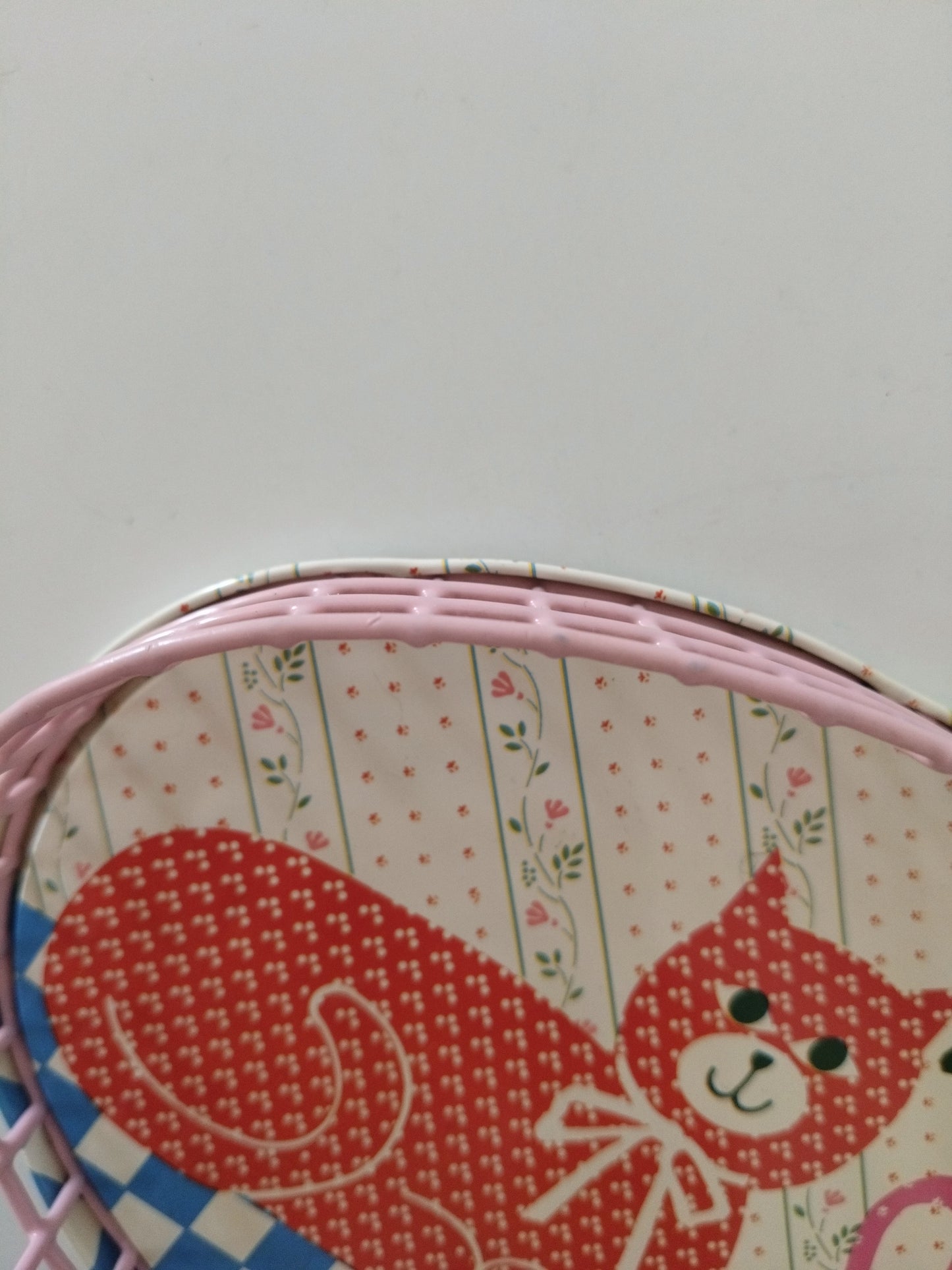 Petite corbeille métallique 😻