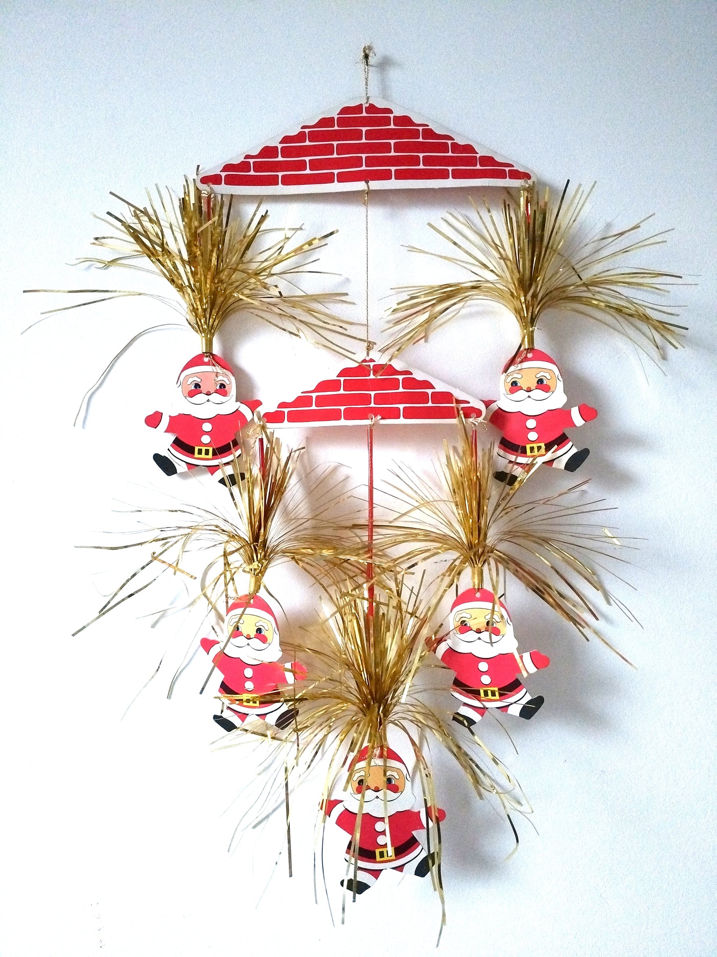 Mobile de Noël cartonné vintage