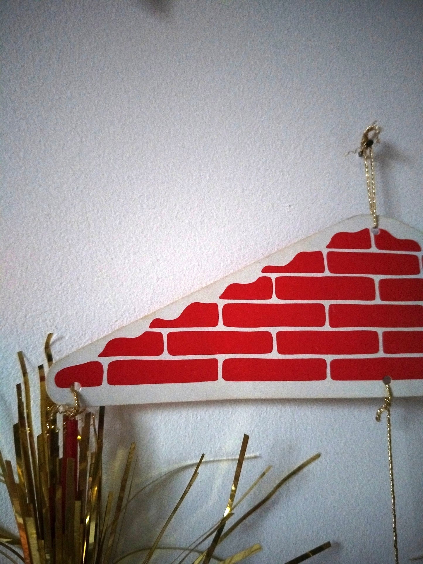 Mobile de Noël cartonné vintage