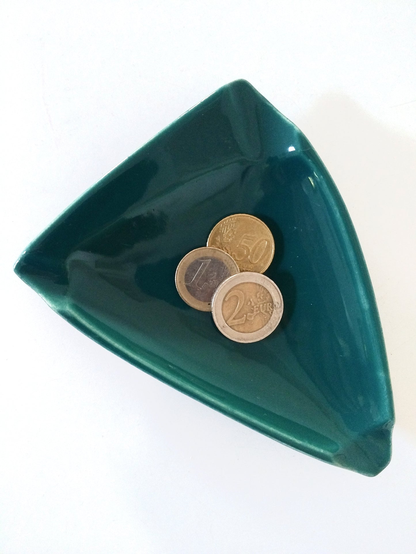 Cendrier/ vide-poches en céramique Coceram