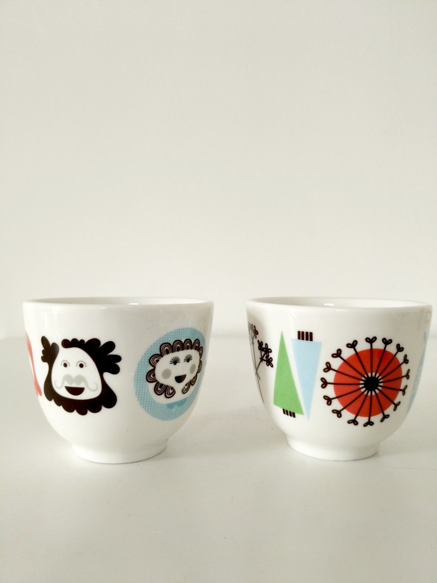 Ensemble de 2 mini cache-pots/ tasses à espresso par Sandra Isaksson pour Isak Suède 2010