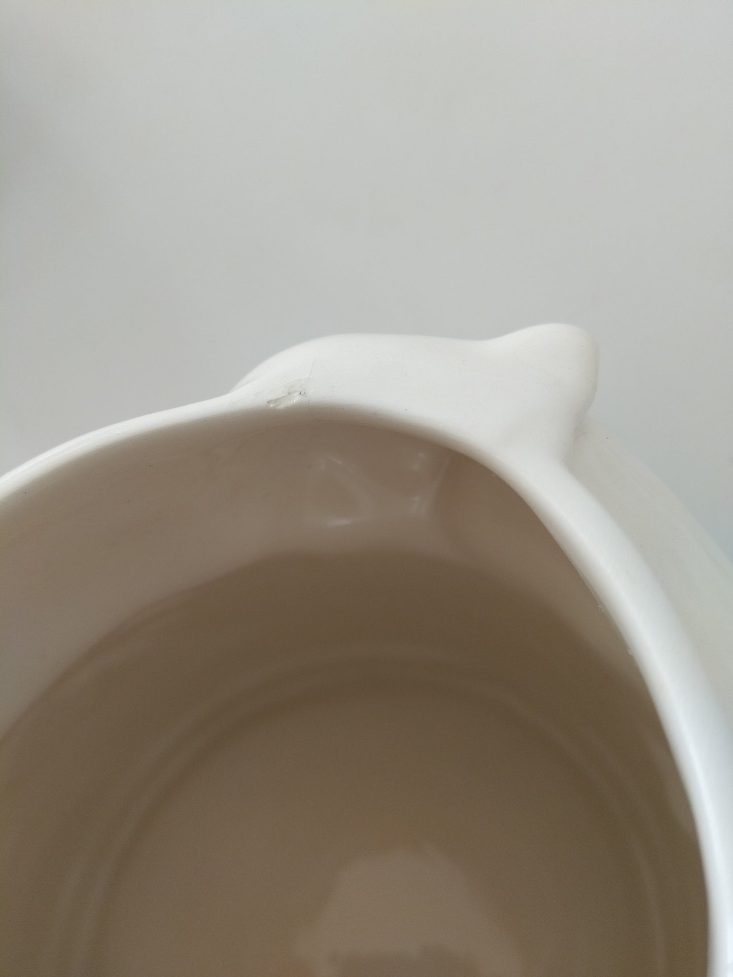 Gros pot à biscuits lapine en céramique