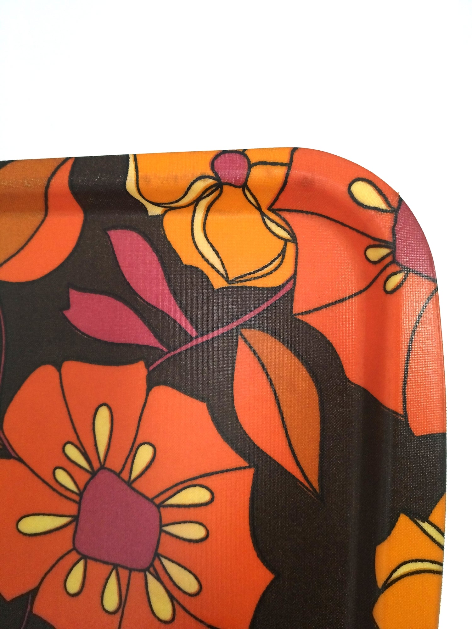 Plateau flower power en fibre de verre - cetaitmieuxavant