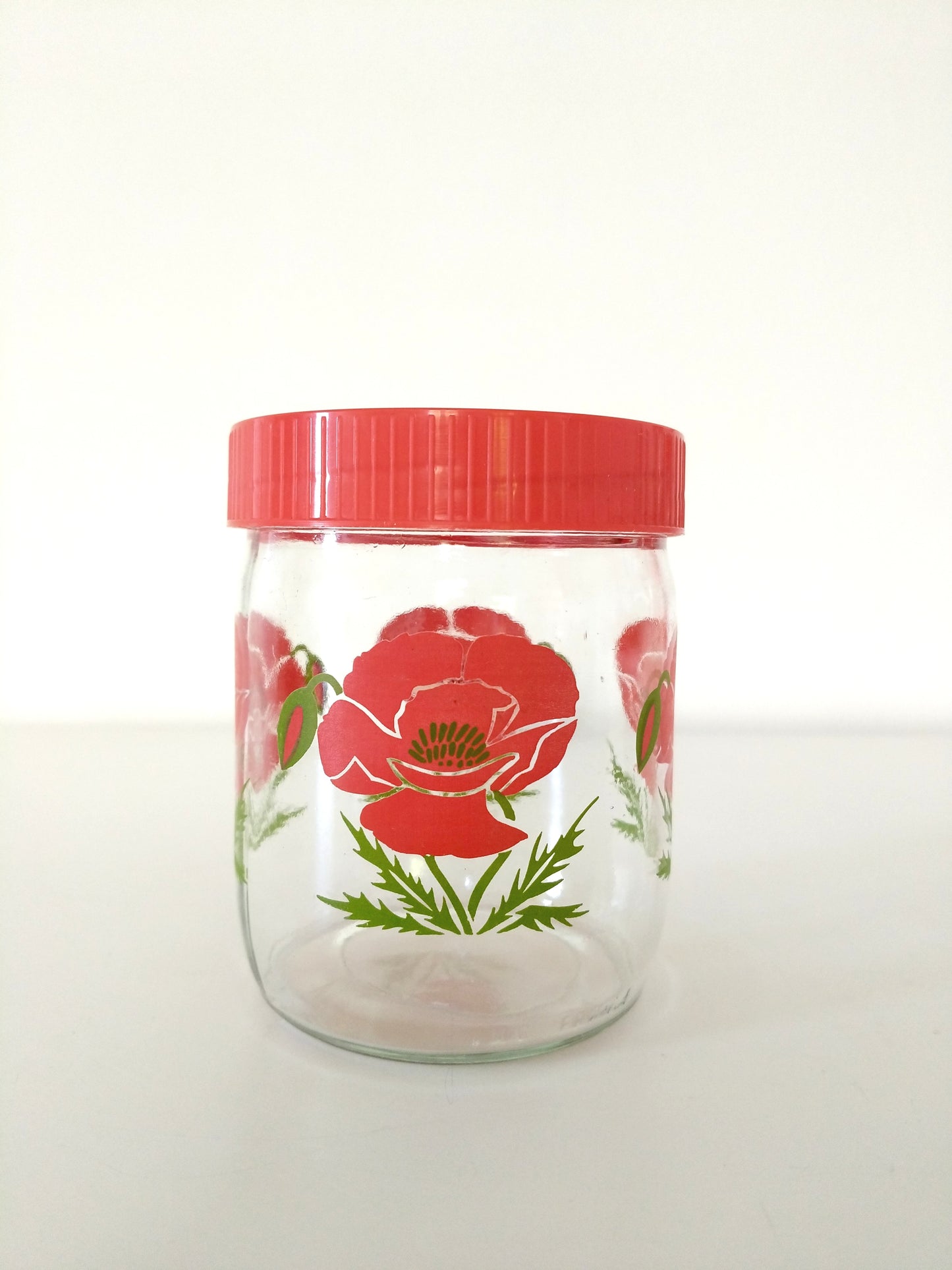 Petit bocal VMC coquelicots