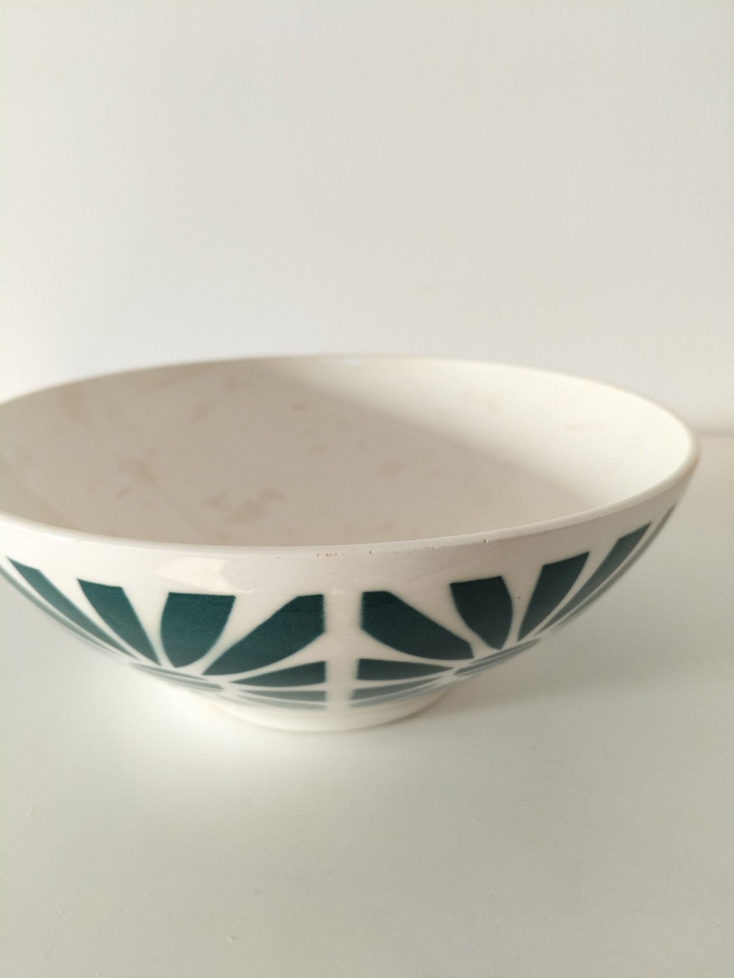 Ancien gros bol/ saladier en porcelaine Digoin Sarreguemines 9719 - cetaitmieuxavant