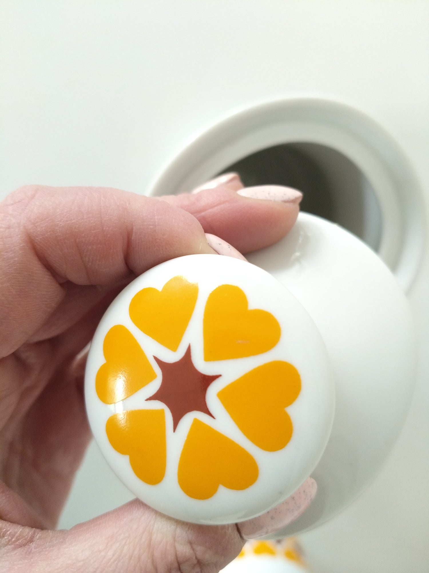 Bocal/pot en porcelaine FIM Alfoldi Hongrie au choix - cetaitmieuxavant