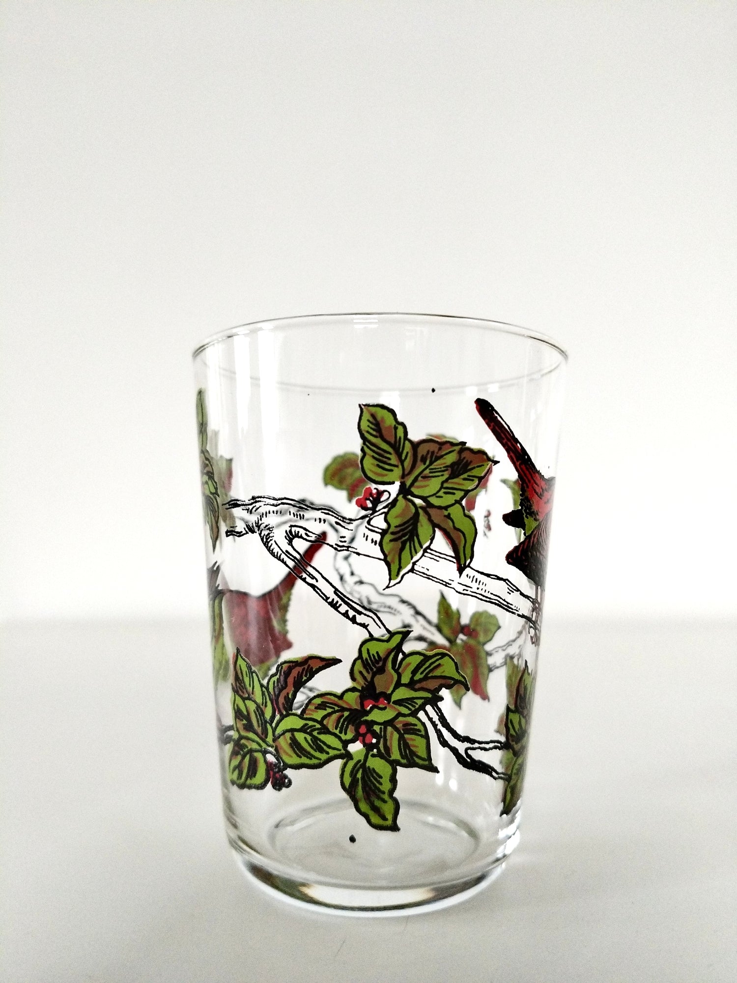 Petits verres à eau décor oiseaux - cetaitmieuxavant