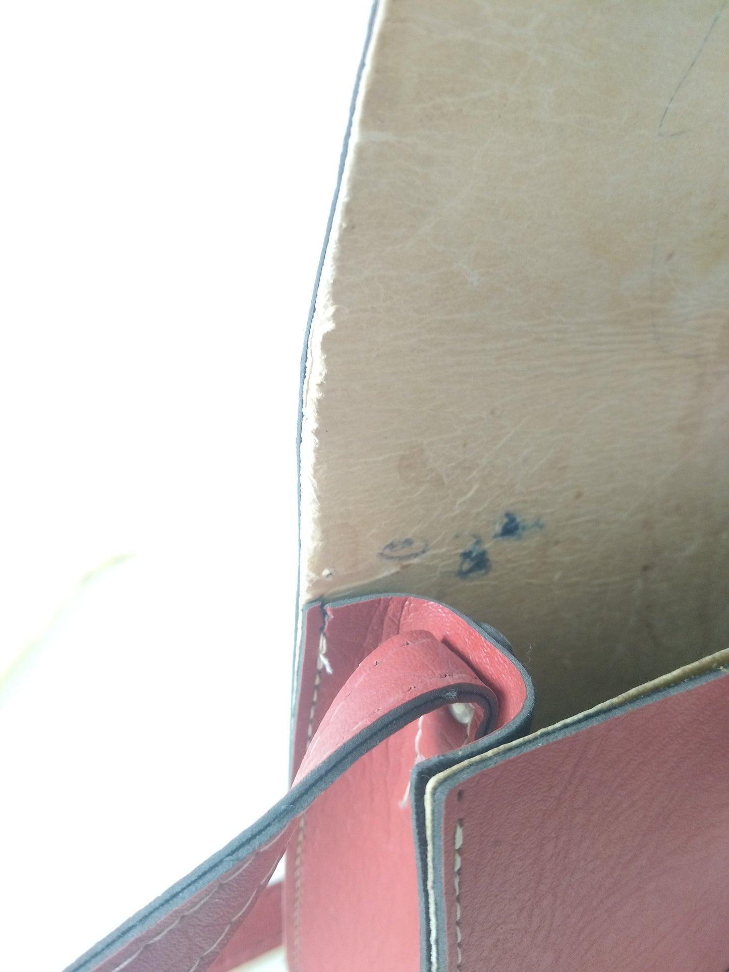 Petit sac bandoulière simili cuir 60's