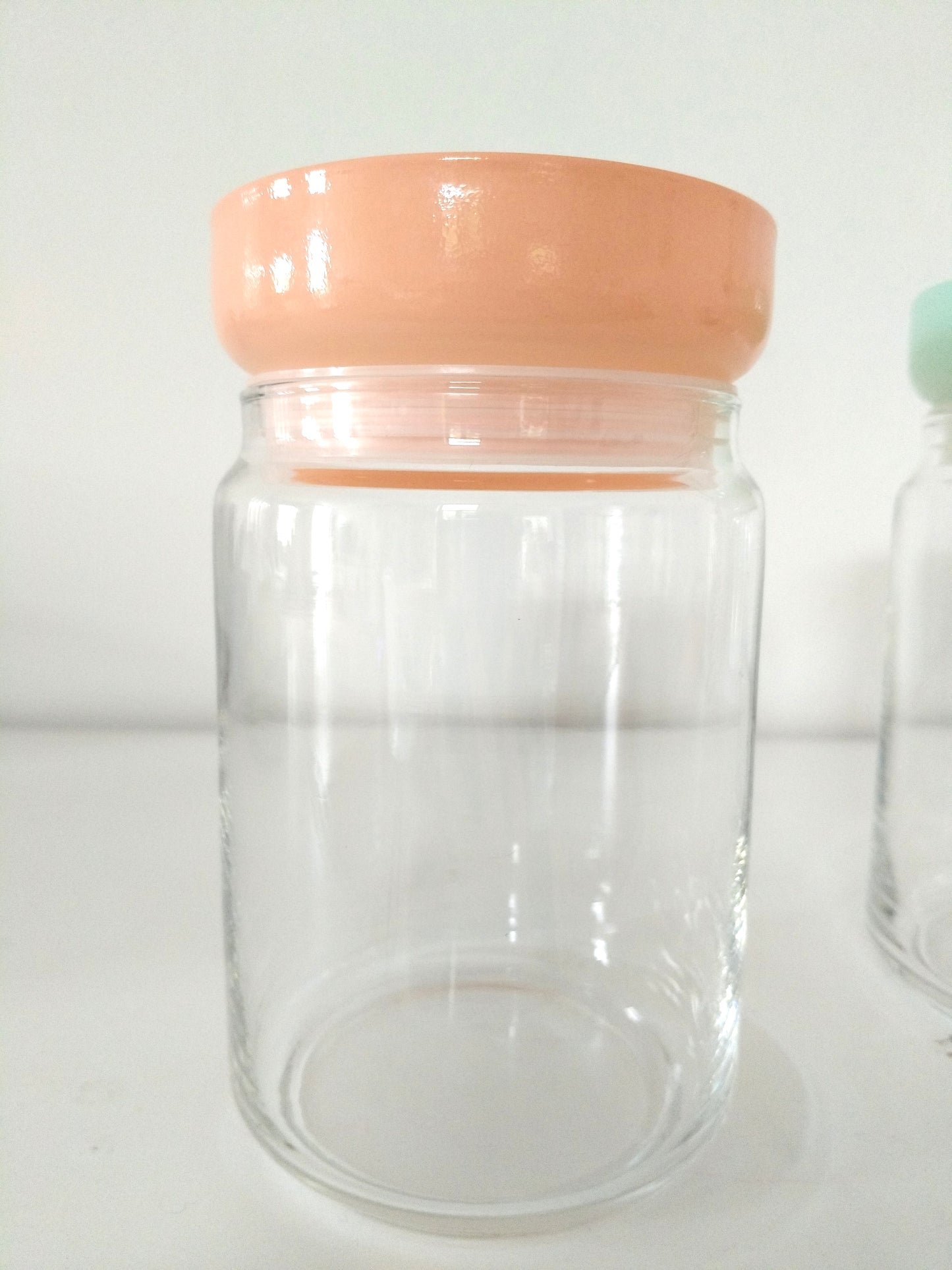 Gros bocal hermétique en verre au choix