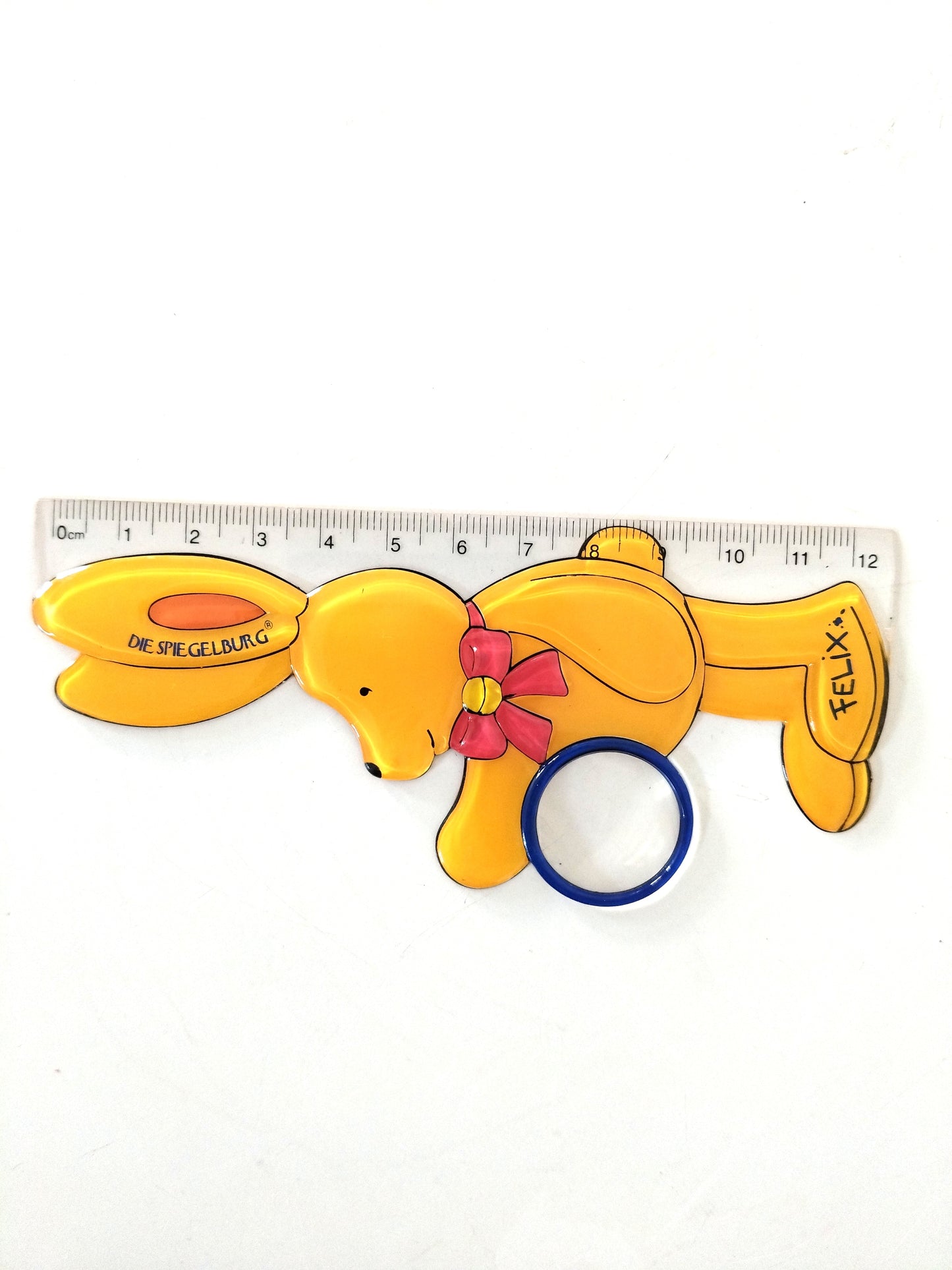 Petite règle de 12cm Félix le lapin par Die Spiegelburg Allemagne