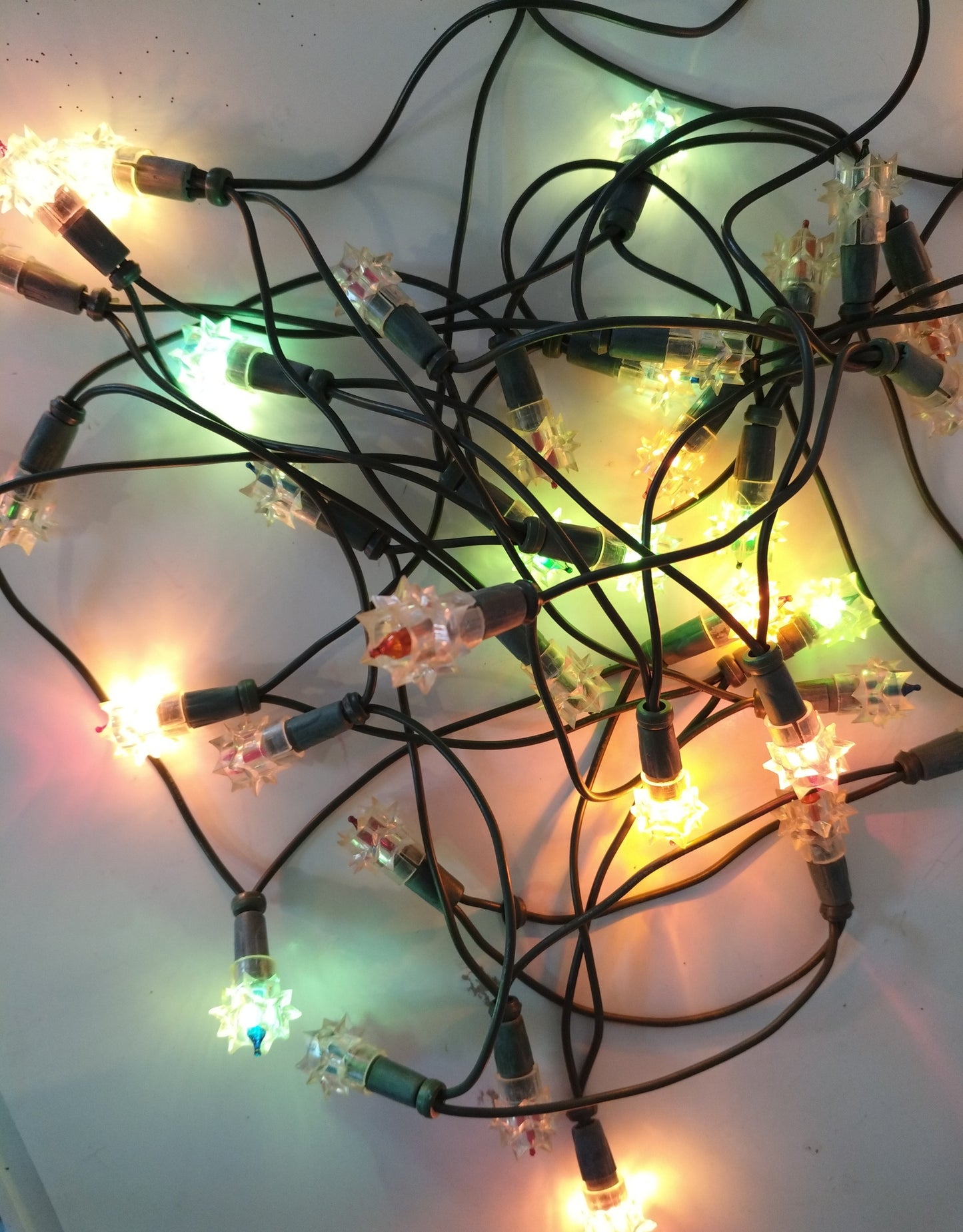 Guirlande de Noël multicolore lumineuse