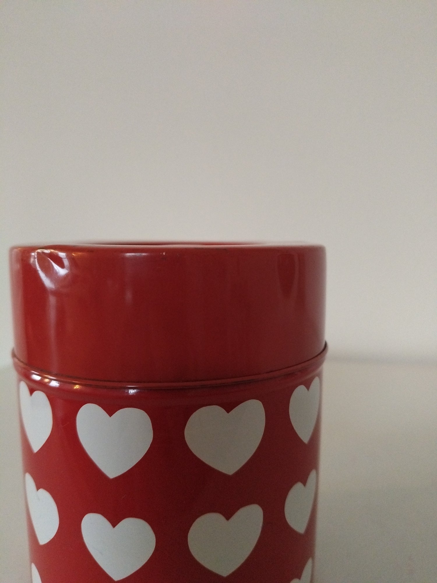 Boîte métallique décor ❤️ - cetaitmieuxavant