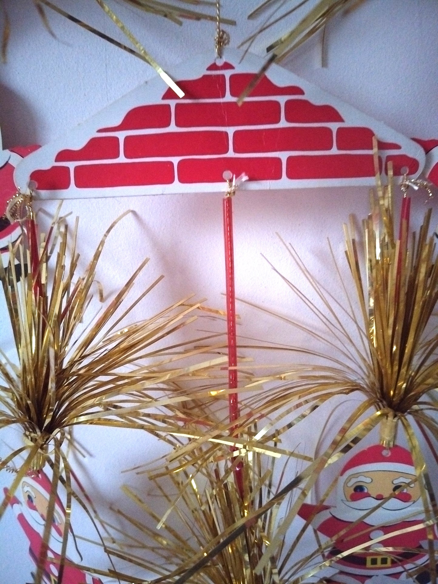 Mobile de Noël cartonné vintage