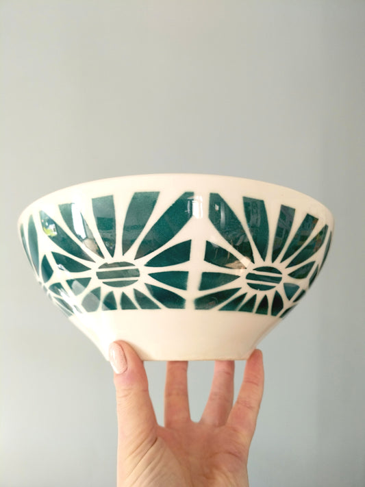 Ancien gros bol/ saladier en porcelaine Digoin Sarreguemines 9719 - cetaitmieuxavant