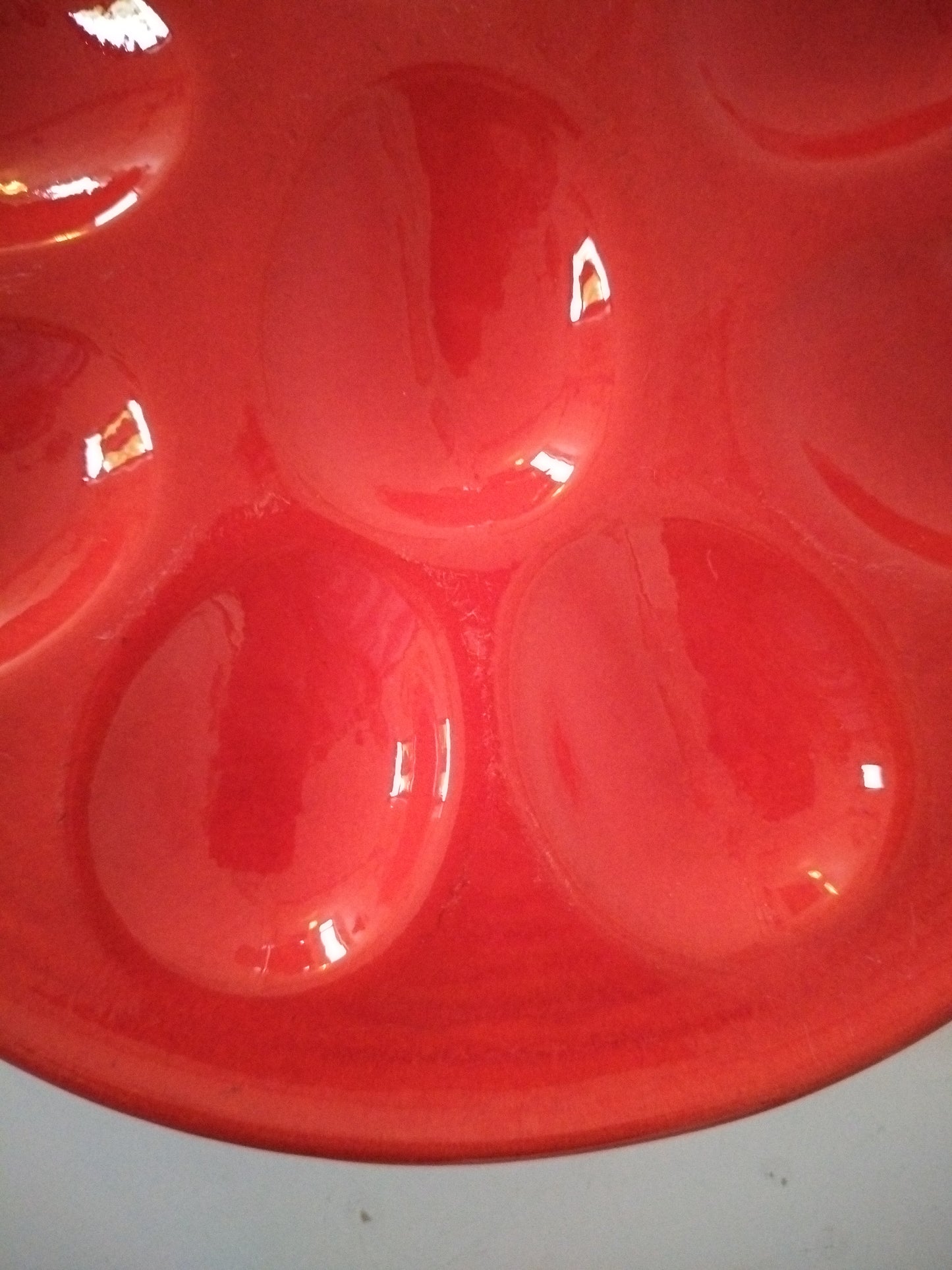 Plateau/ plat à œufs Waechtersbach poule