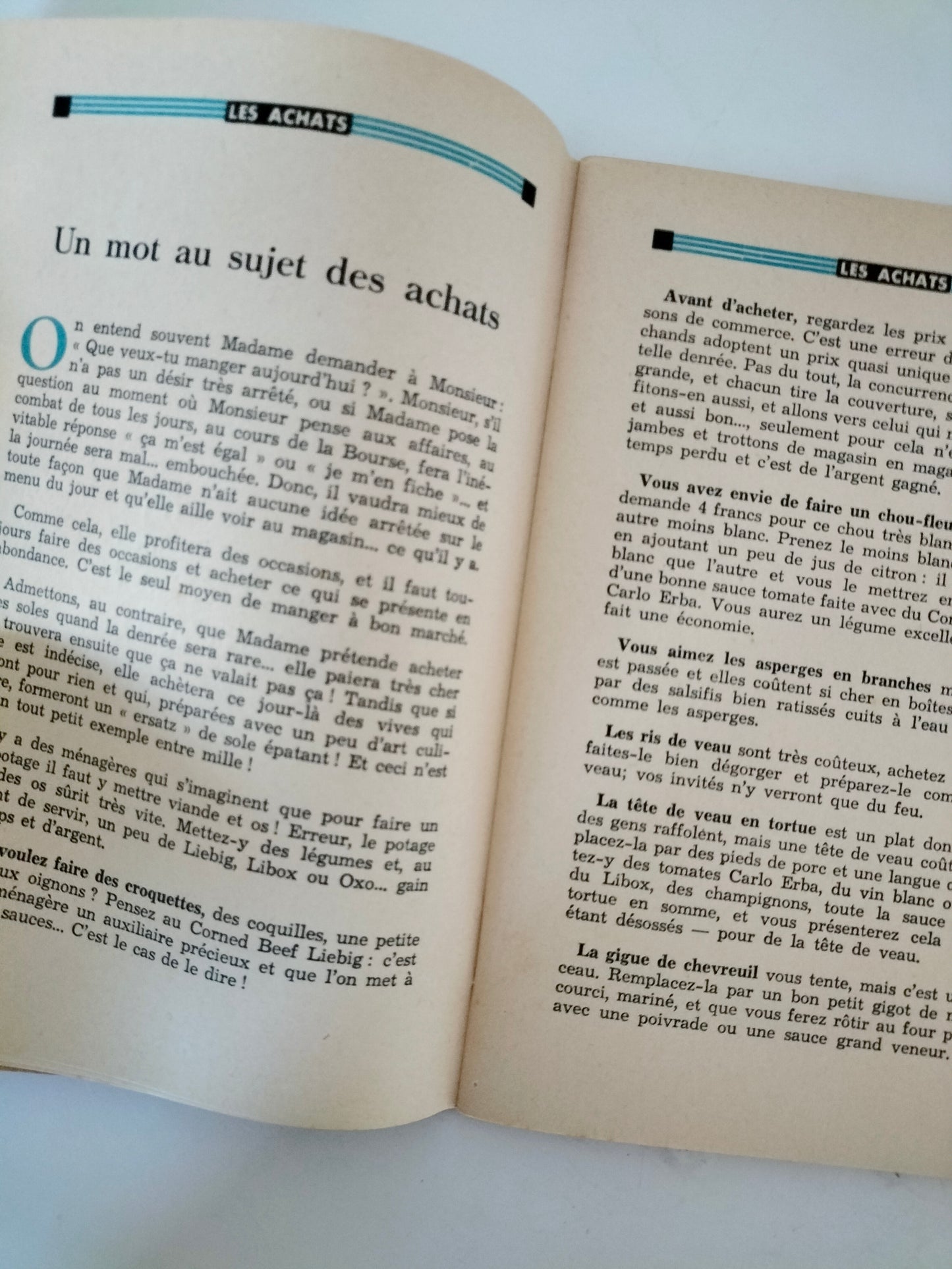 Ancien petit livre de cuisine : les économies de popote Liebig ou les recettes de Quaker Oats, au choix