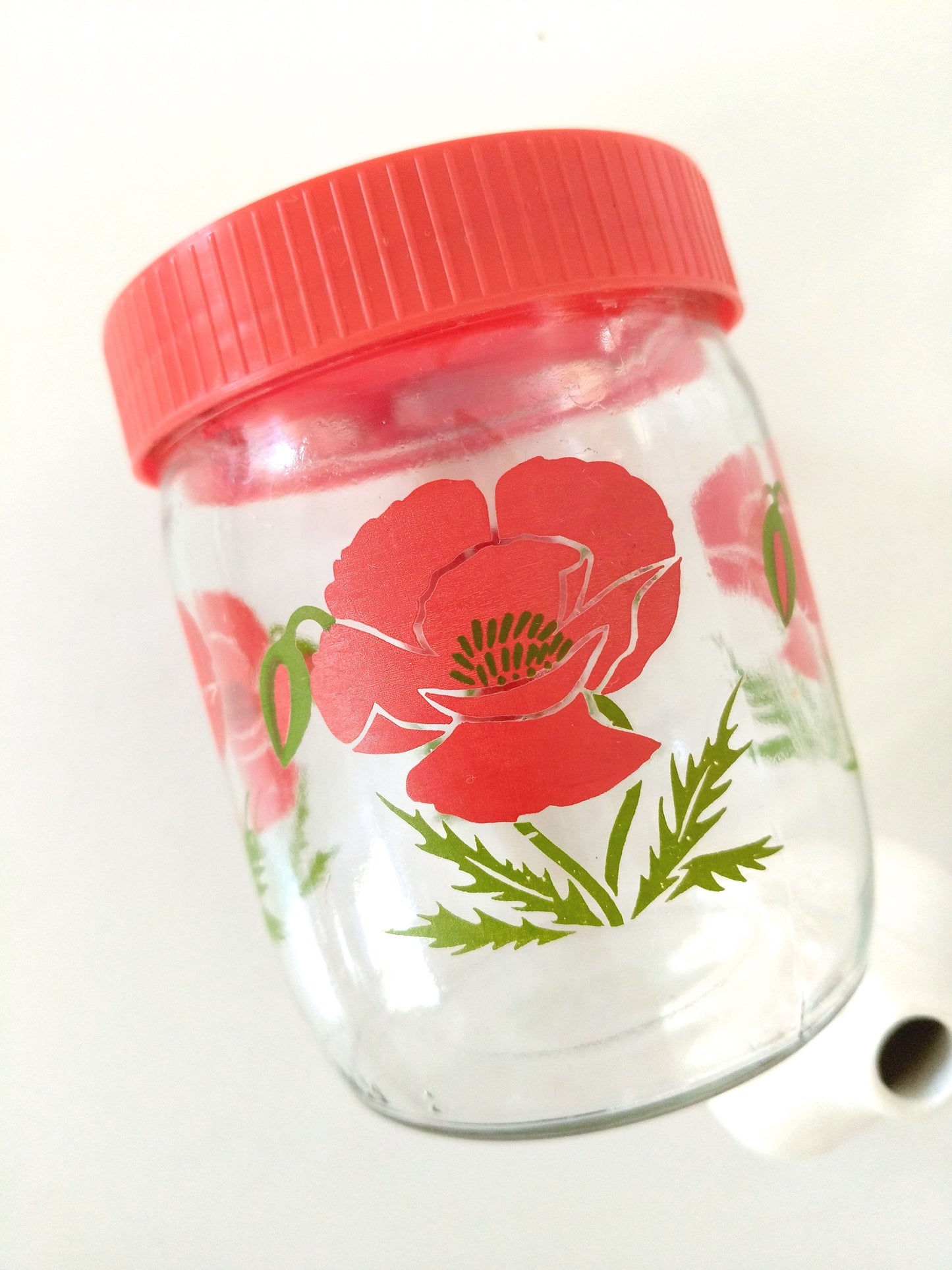 Petit bocal VMC coquelicots