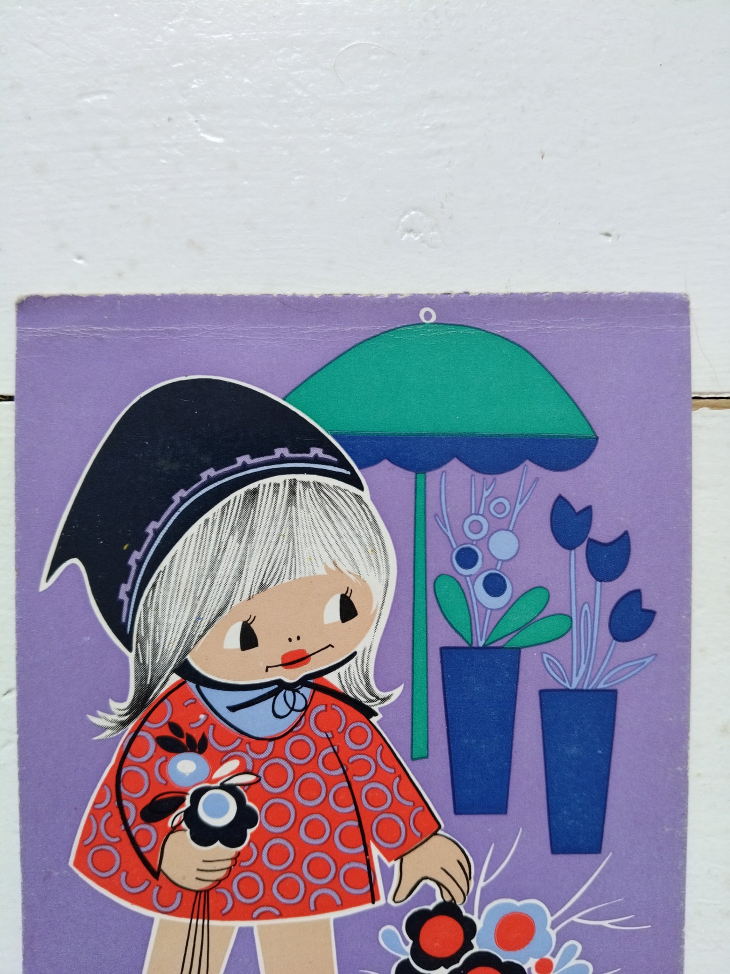 Ancienne carte postale illustration Jaklien Moerman