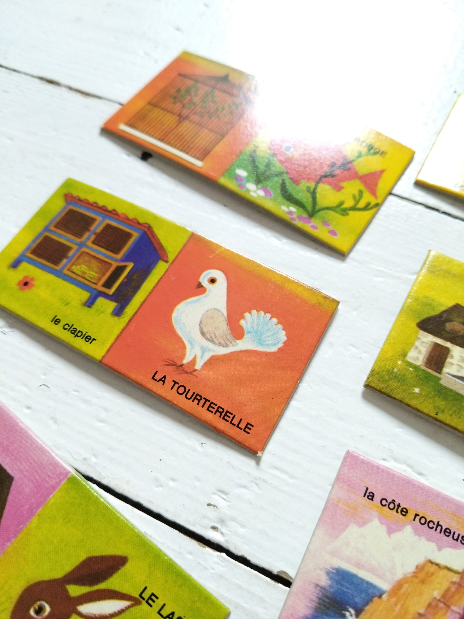 Jeu éducatif dominos logis des animaux par Fernand Nathan 1972 - cetaitmieuxavant
