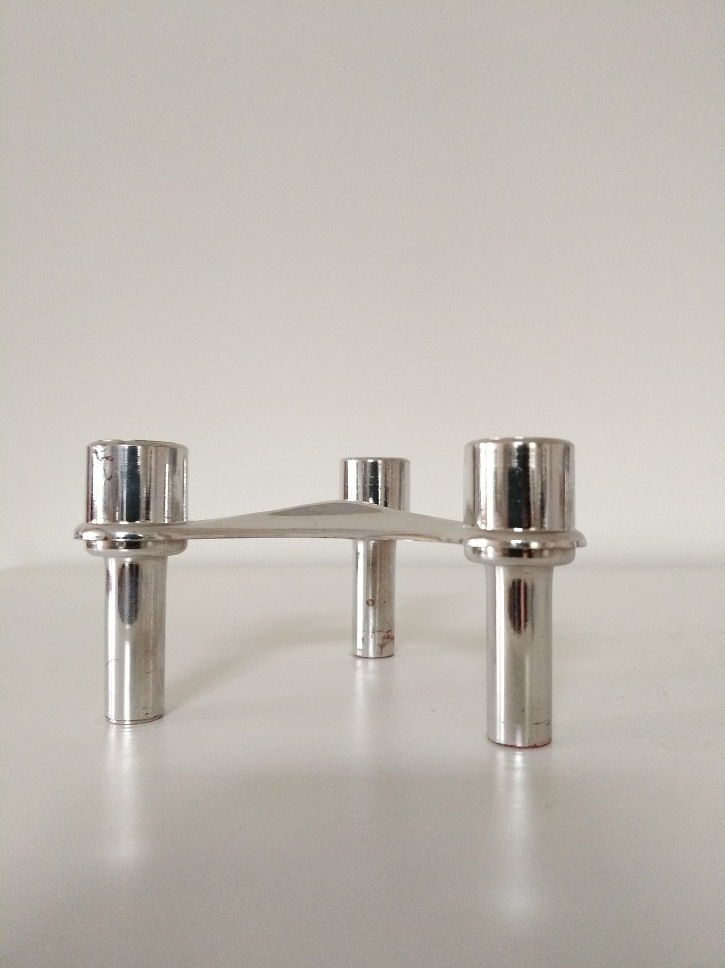 Ensemble de 3 bougeoirs en plastique Seca