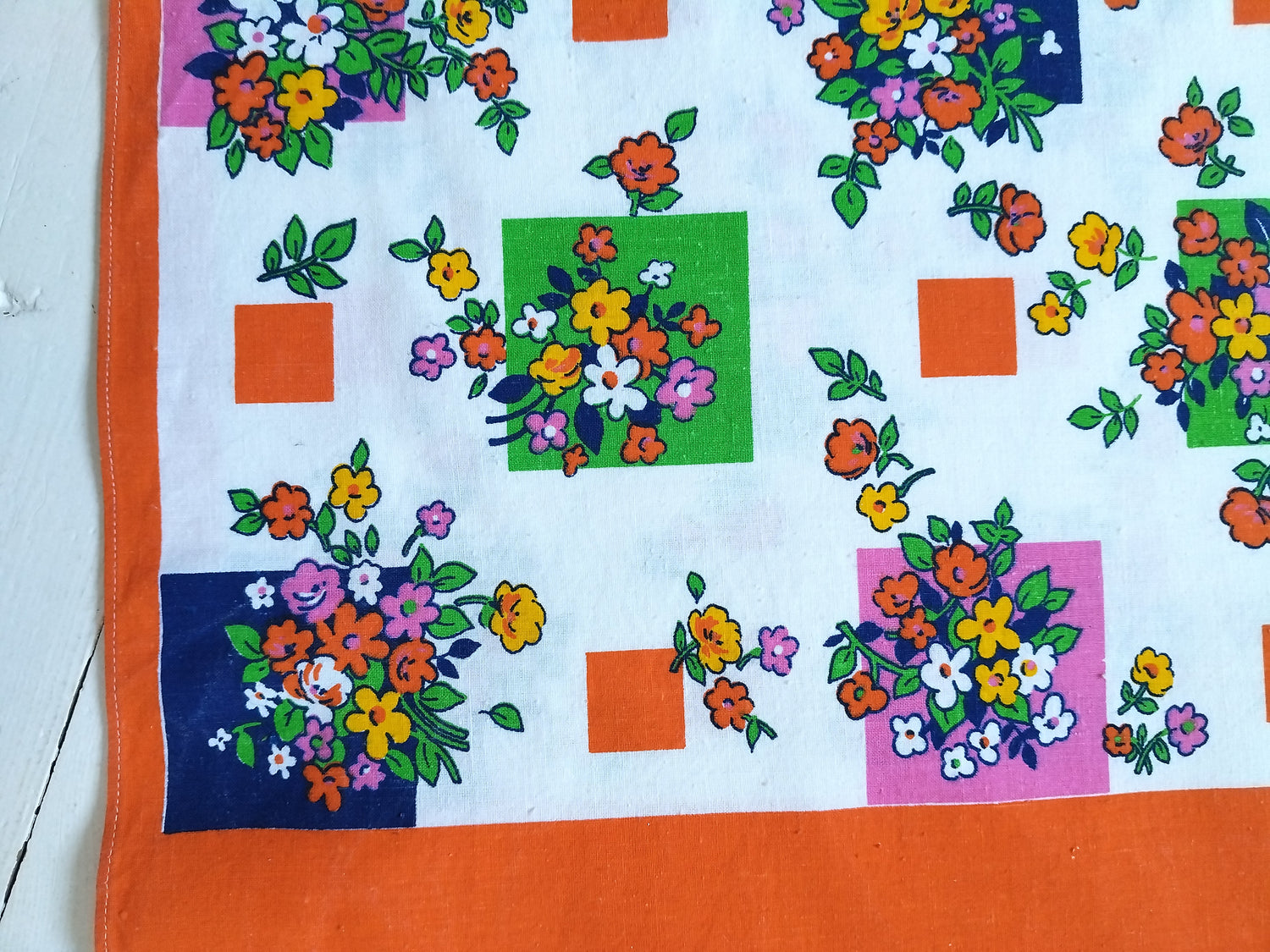 Petite nappe carrée en coton - cetaitmieuxavant