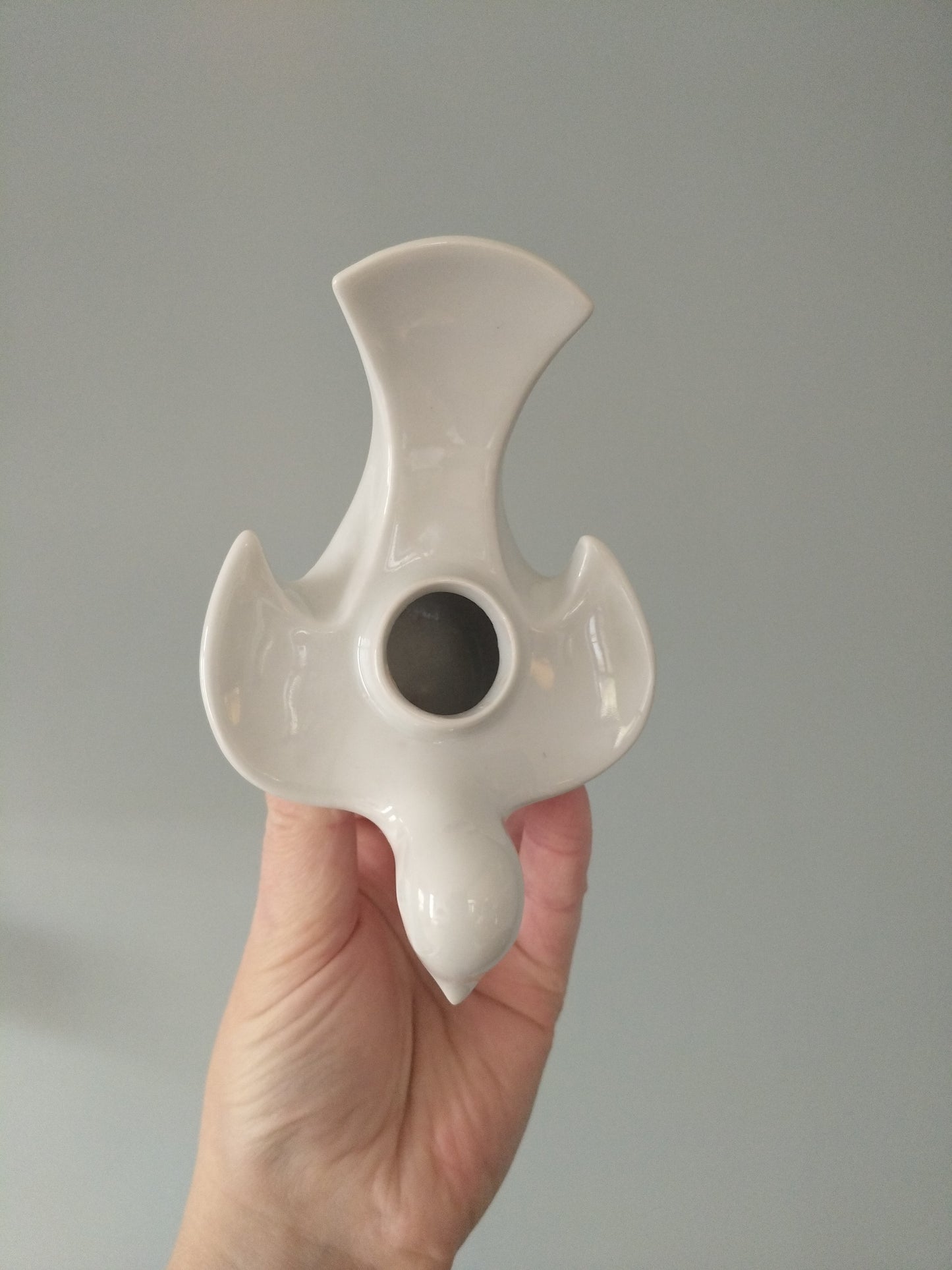 Bougeoir colombe en porcelaine Bareuther Bavaria