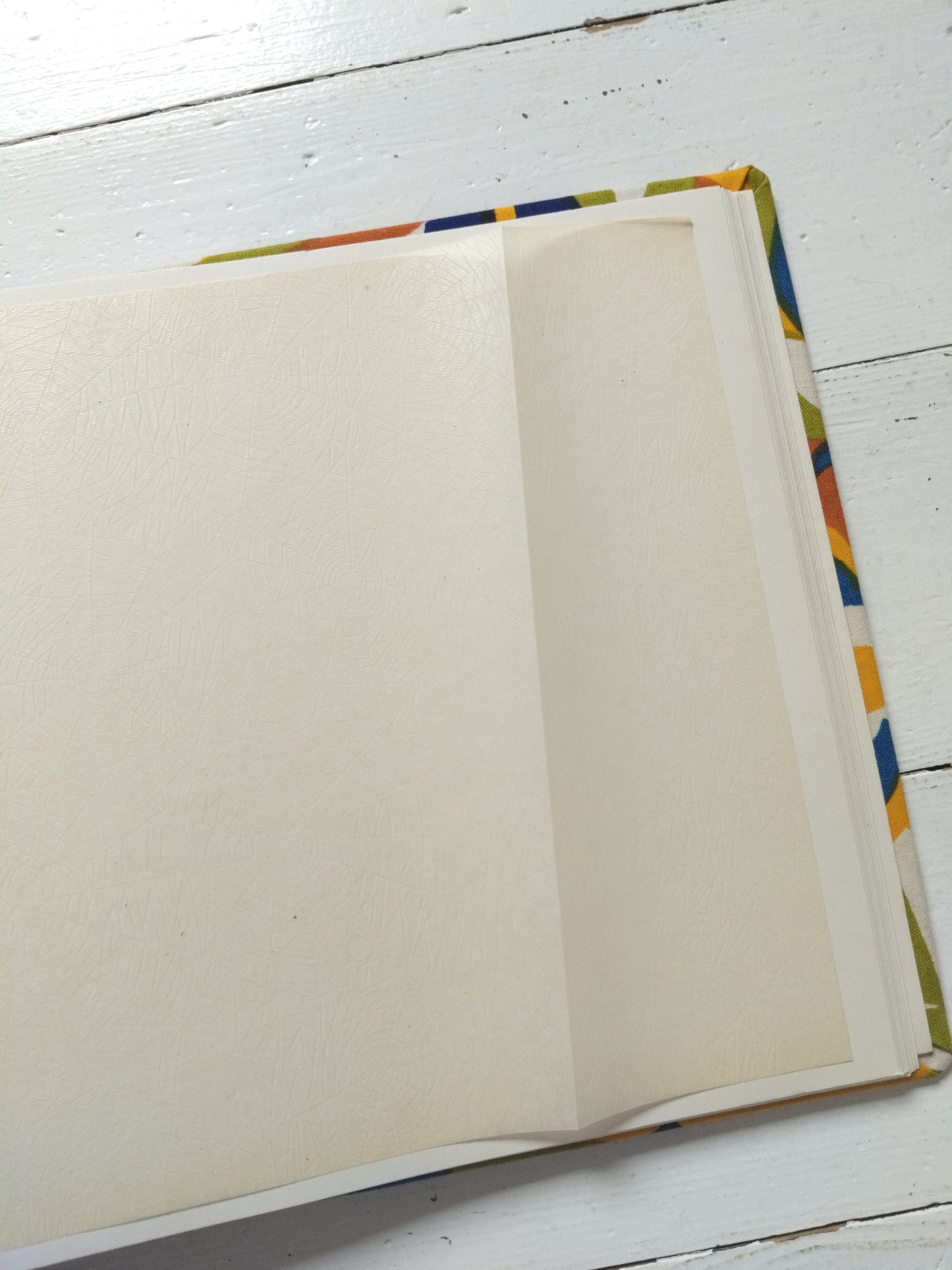 Album photo vintage en tissu