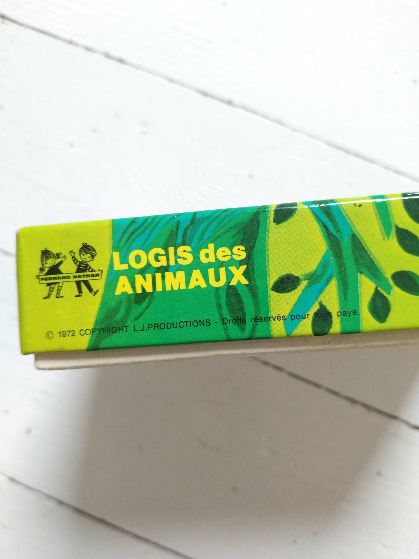 Jeu éducatif dominos logis des animaux par Fernand Nathan 1972 - cetaitmieuxavant