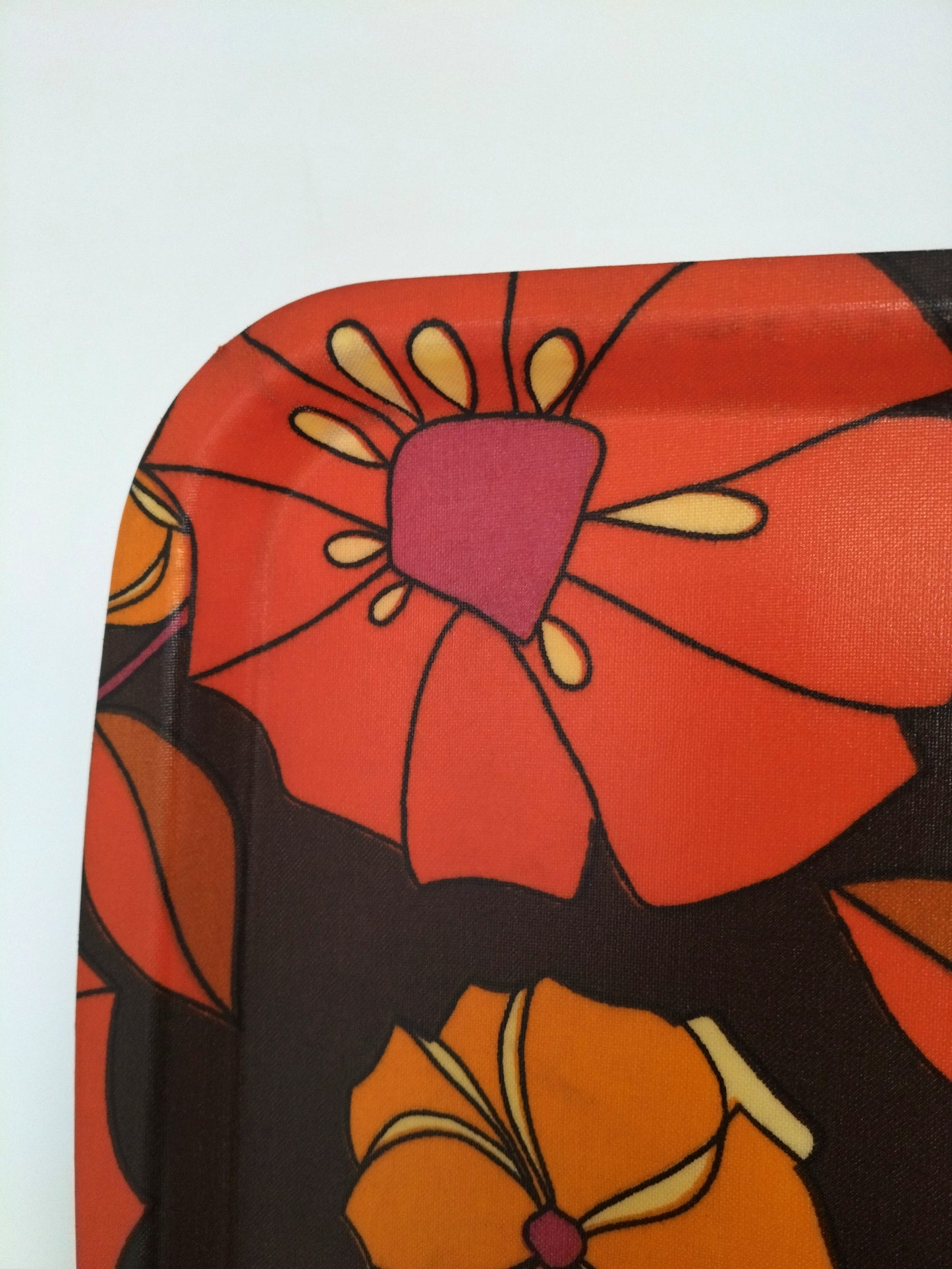 Plateau flower power en fibre de verre - cetaitmieuxavant