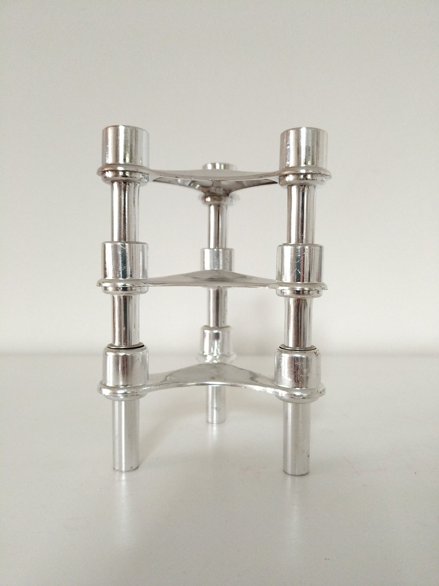 Ensemble de 3 bougeoirs en plastique Seca
