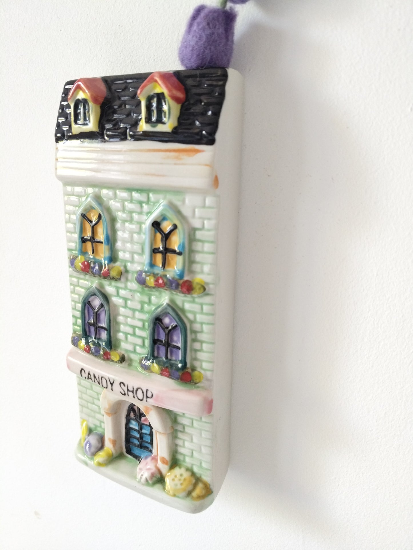 Humidificateur radiateur/ déco-vase mural en céramique candy shop