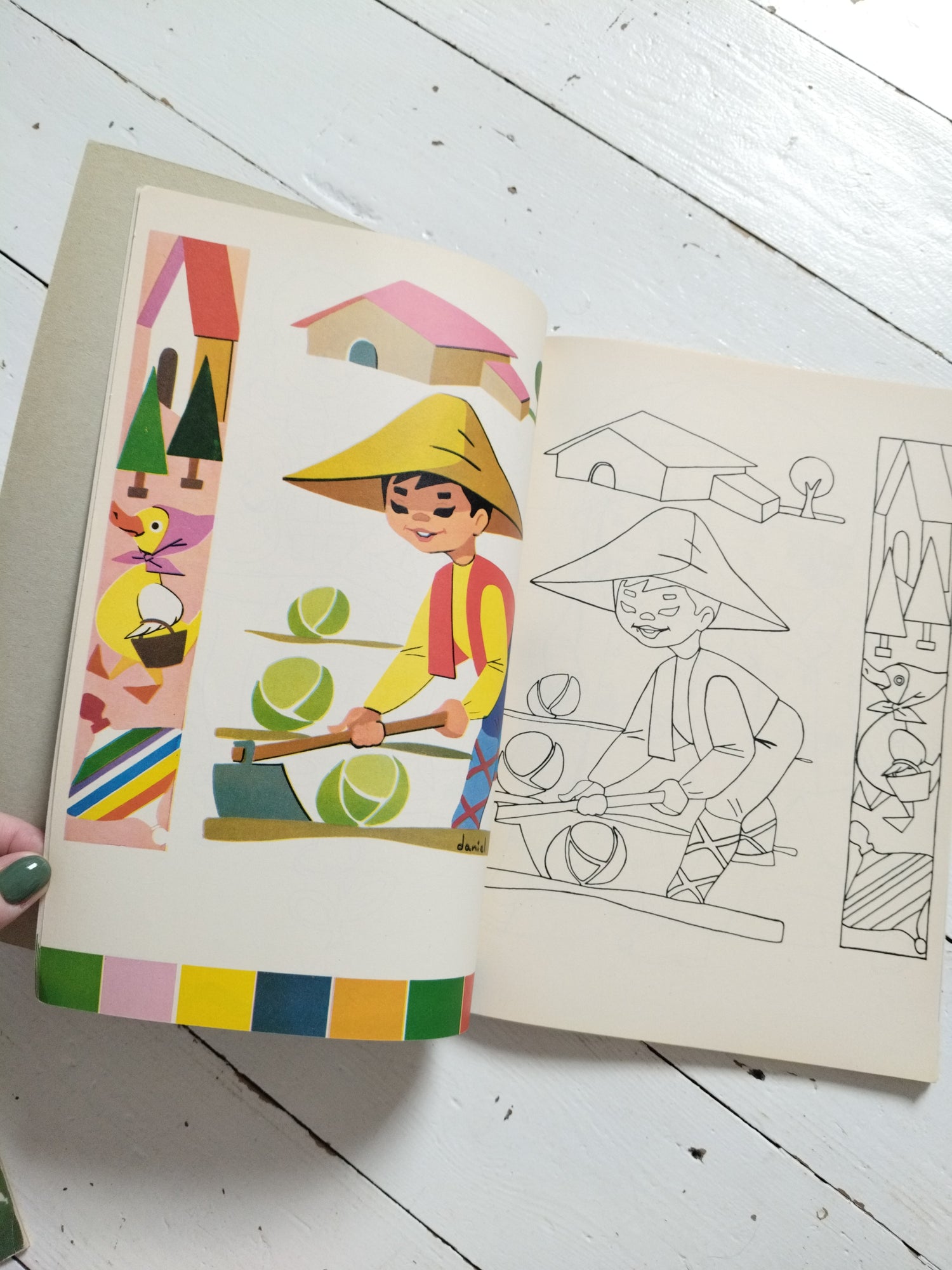 Ancien livre de jeux et coloriage vierge - cetaitmieuxavant