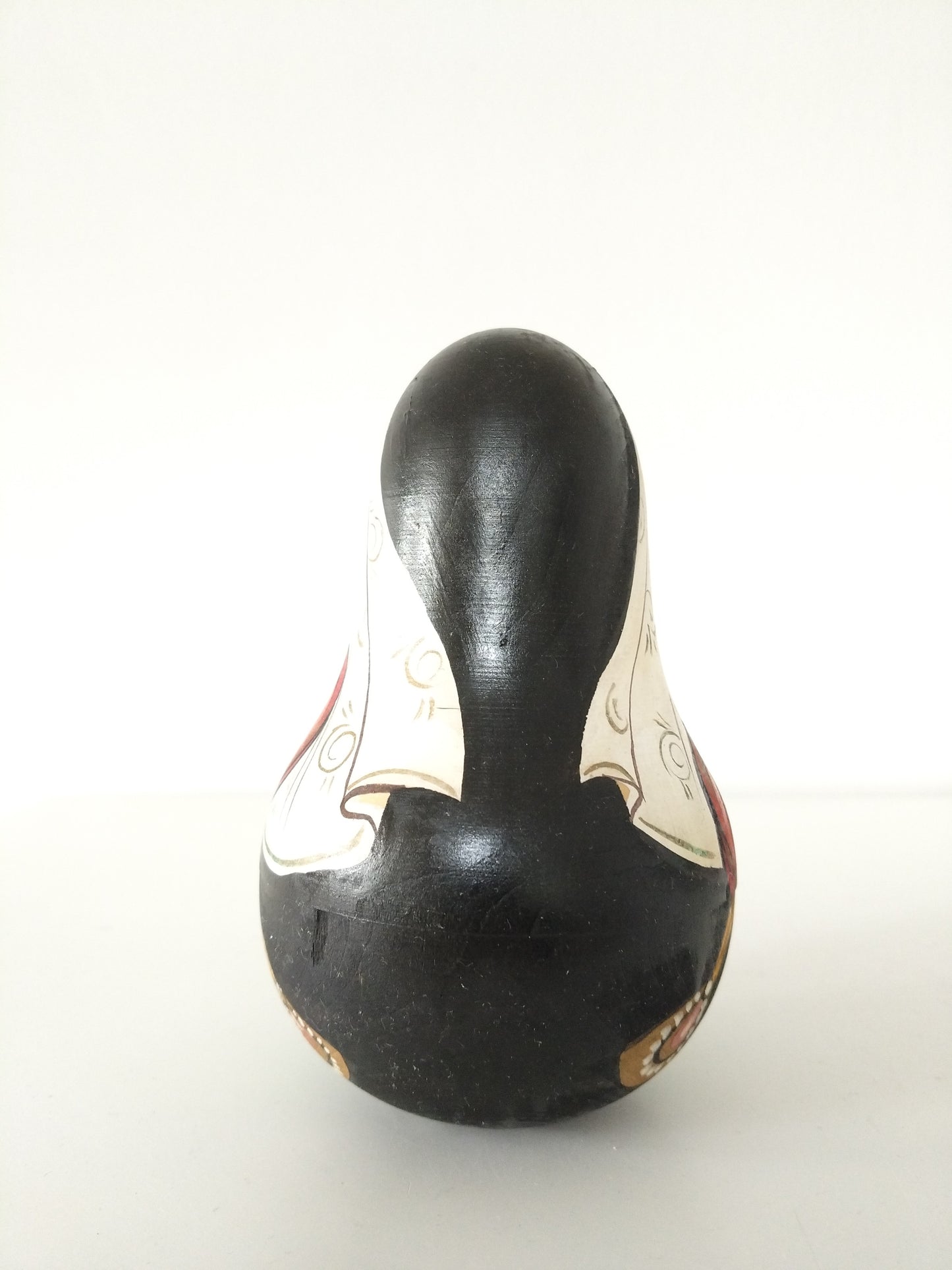 Grande poupée russe/ matriochka culbuto grelot artisanale en bois 1995 au choix - cetaitmieuxavant