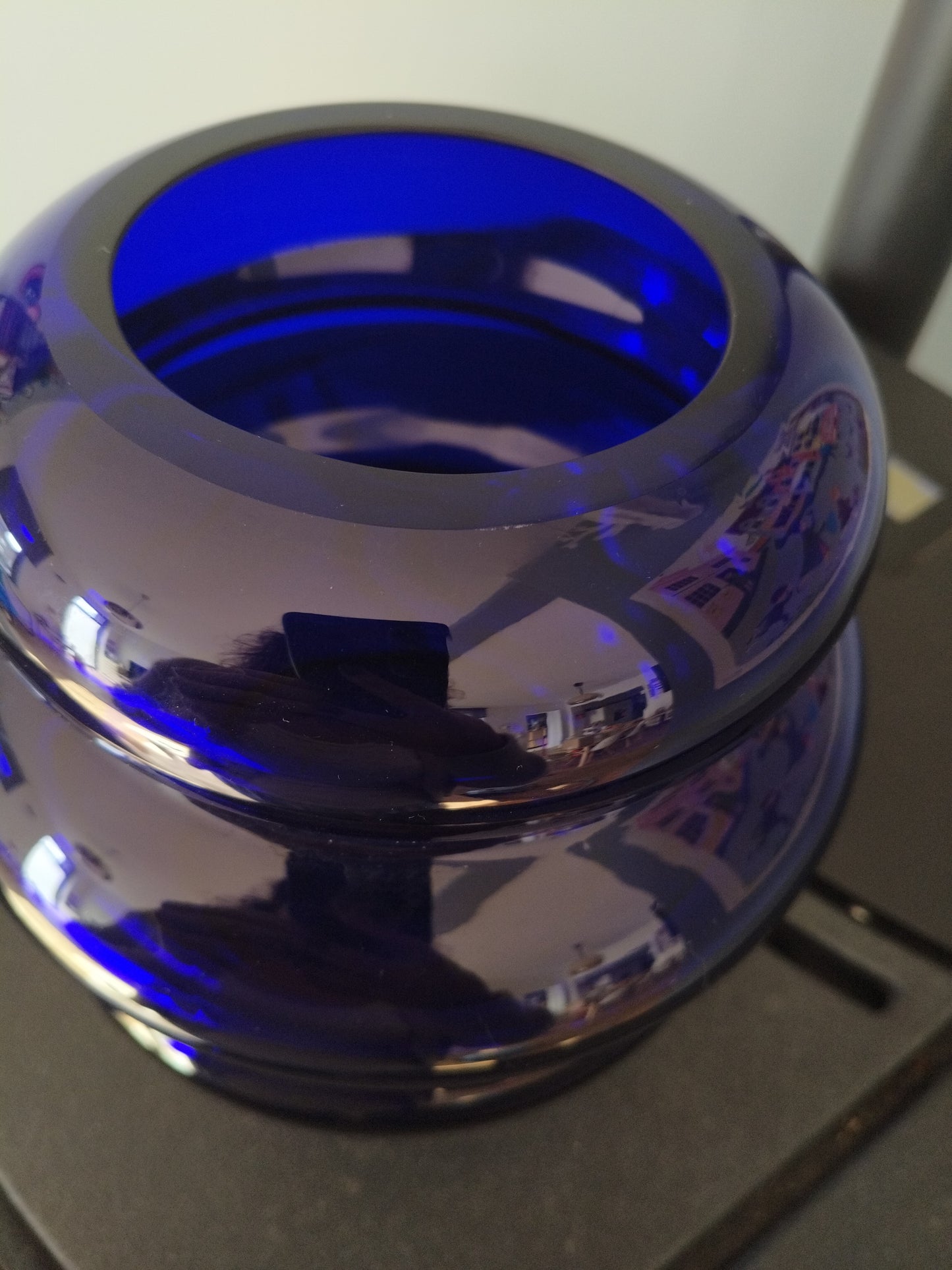 Grand vase en verre Solstrale par Anne Nilsson pour Ikea 90's