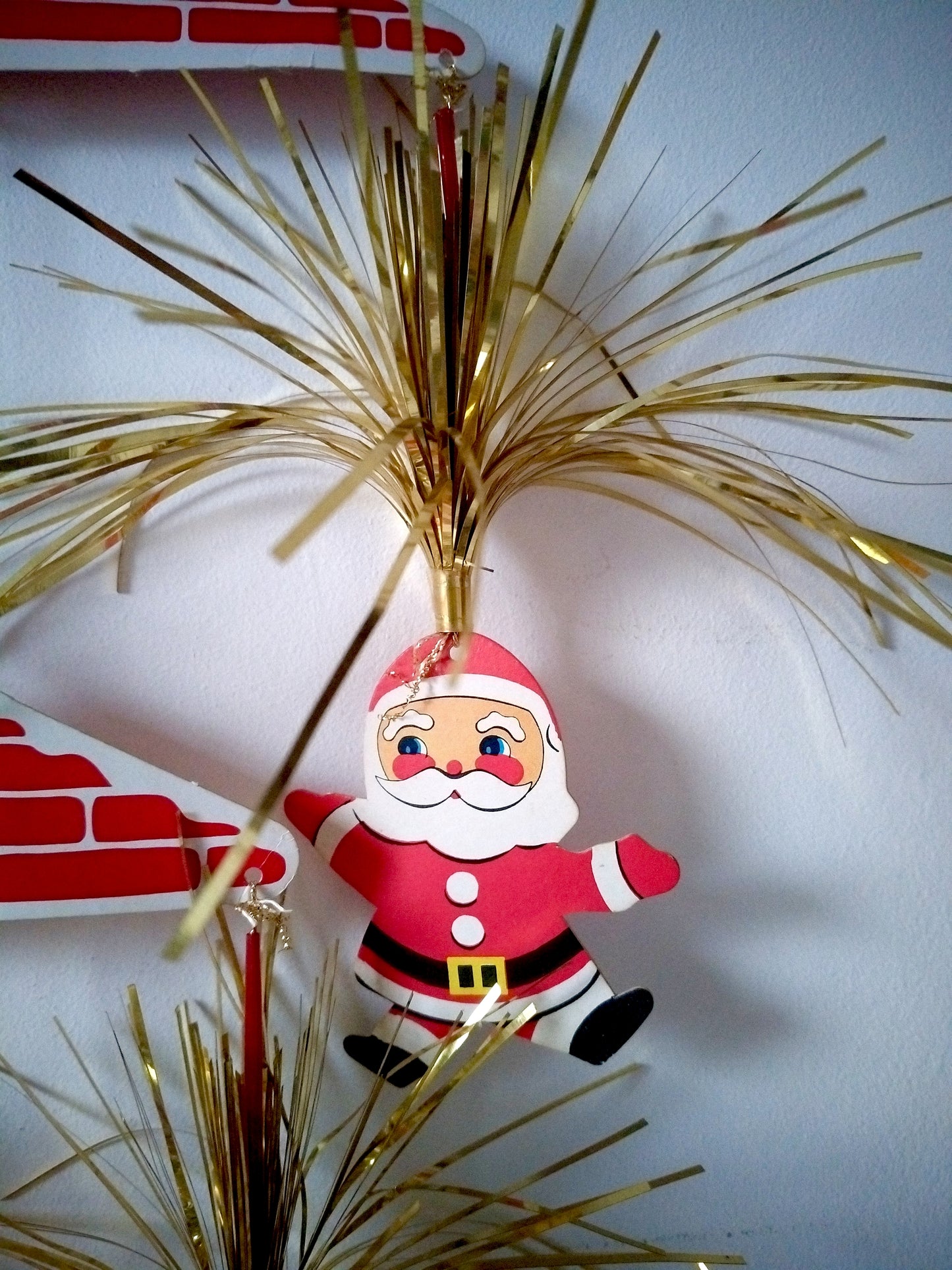 Mobile de Noël cartonné vintage