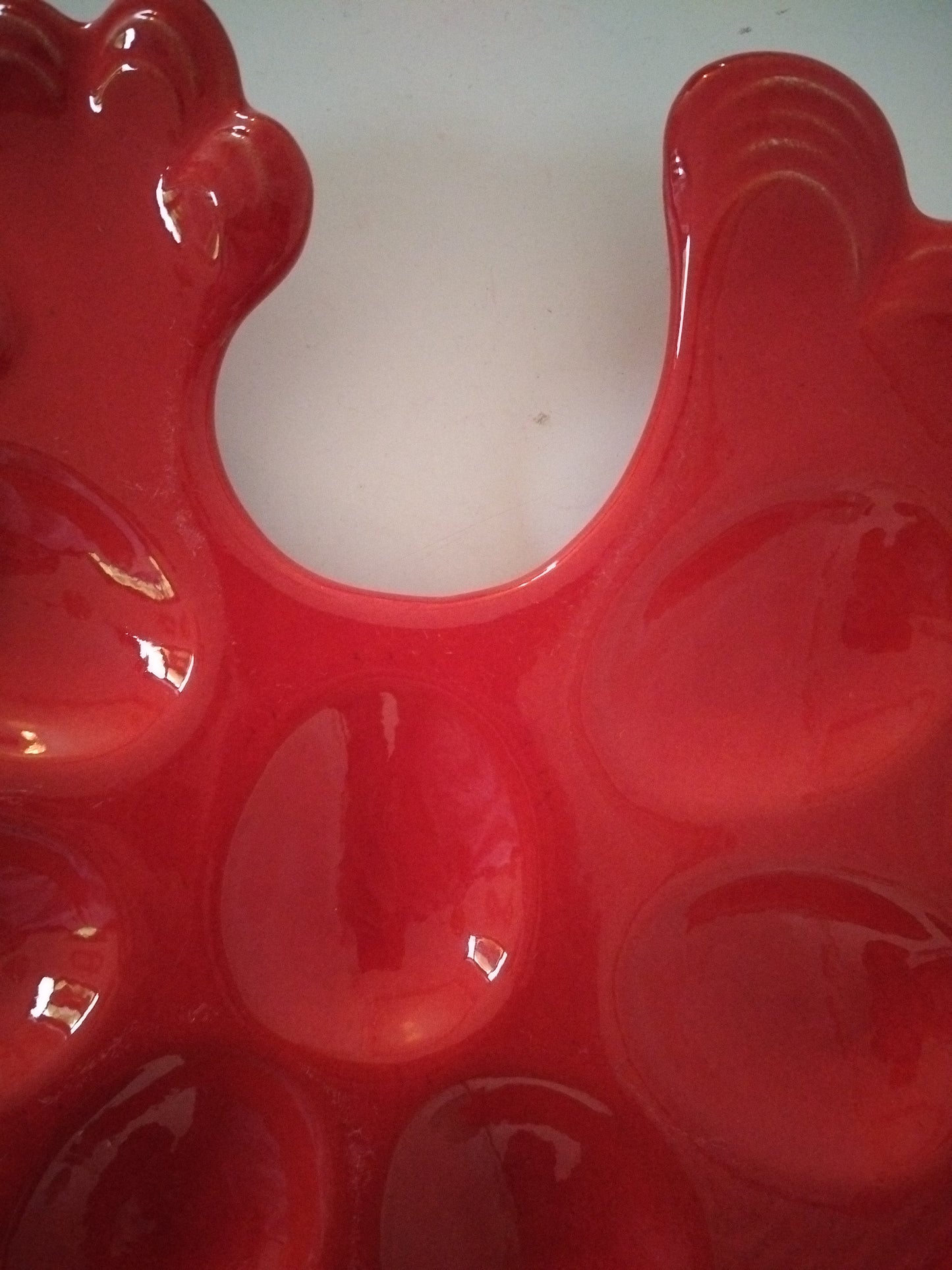 Plateau/ plat à œufs Waechtersbach poule