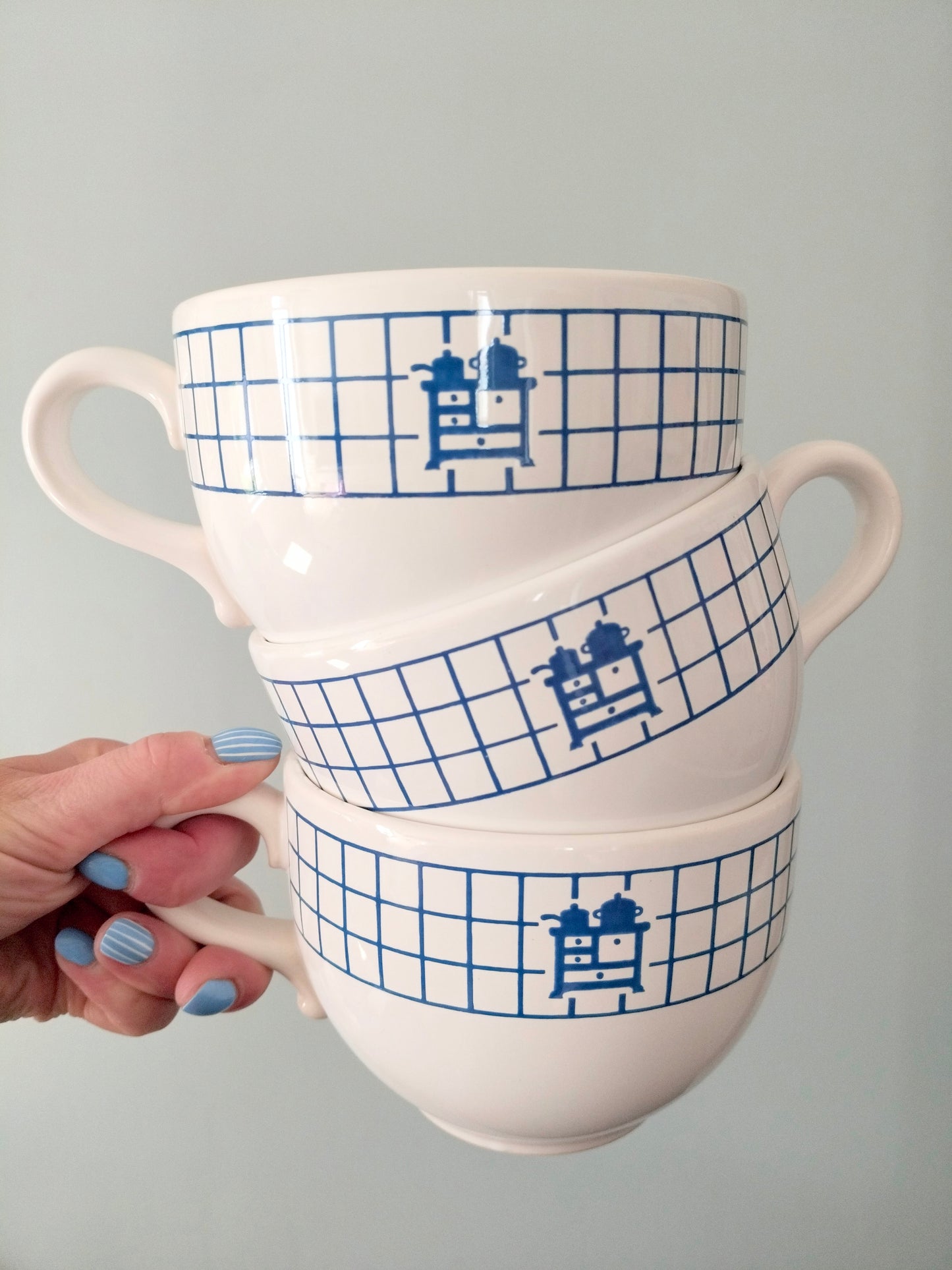 Très grosse tasse/ gros bol à anse en porcelaine Waechtersbach à l'unité