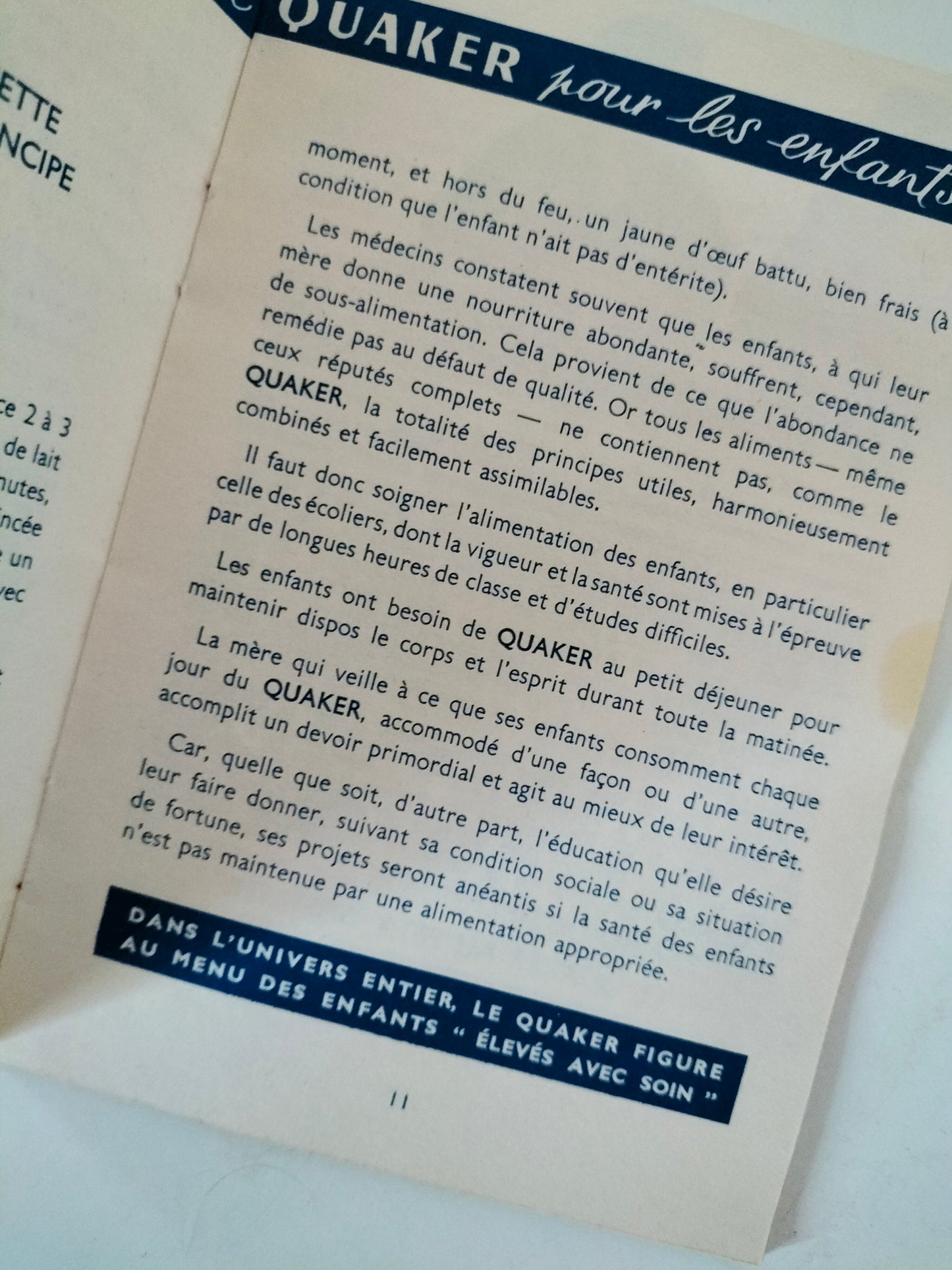 Ancien petit livre de cuisine : les économies de popote Liebig ou les recettes de Quaker Oats, au choix