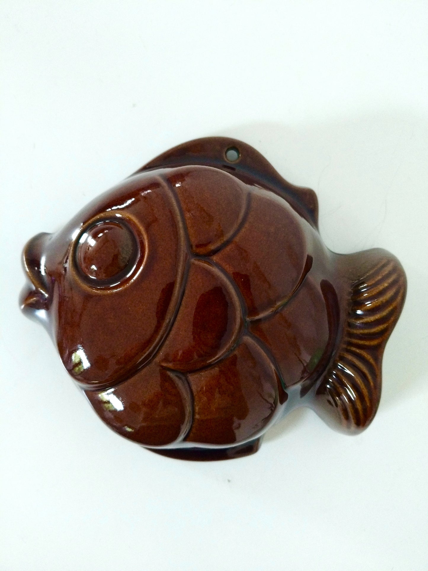 Ancien moule poisson à pudding mural West Germany 982-19