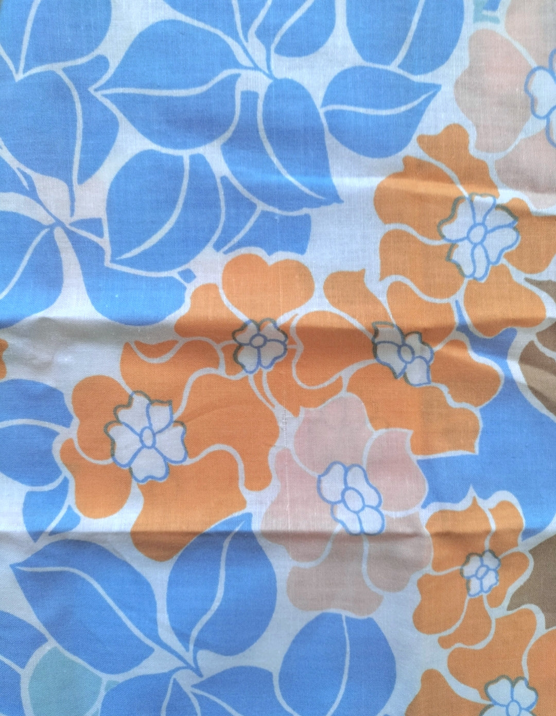 Taie d'oreiller flower power en coton - cetaitmieuxavant